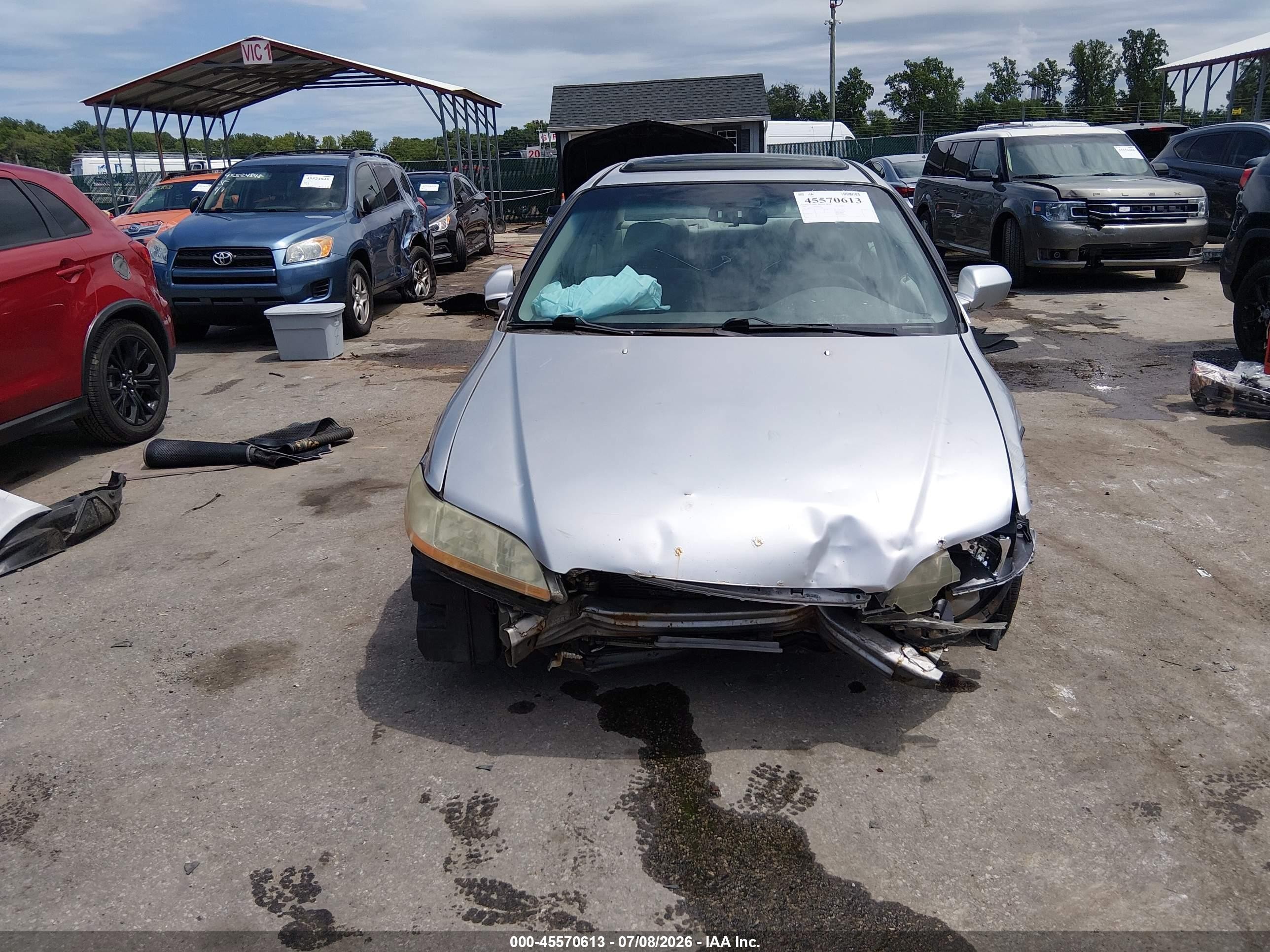 2002 Honda Accord 2.3 Ex Silver vin: 1HGCG56672A150526