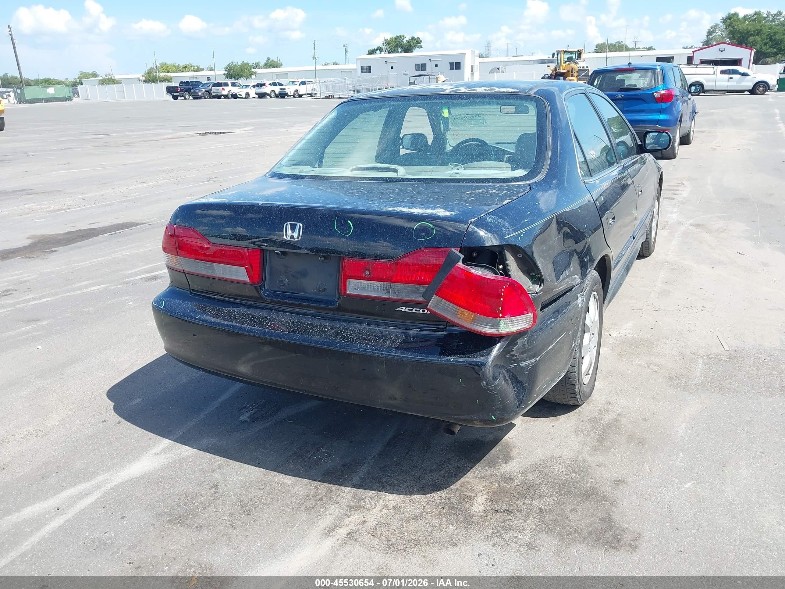 2002 Honda Accord 2.3 Ex Черный vin: 1HGCG56682A119690