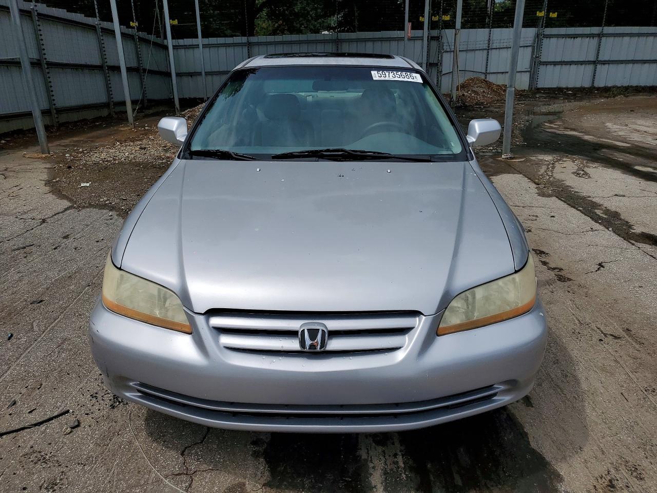 2001 Honda Accord Ex Silver vin: 1HGCG56691A014302