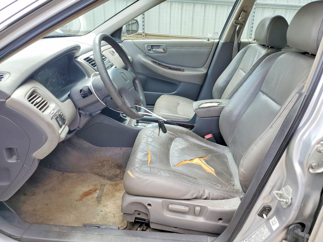 2001 Honda Accord Ex Silver vin: 1HGCG56691A014302