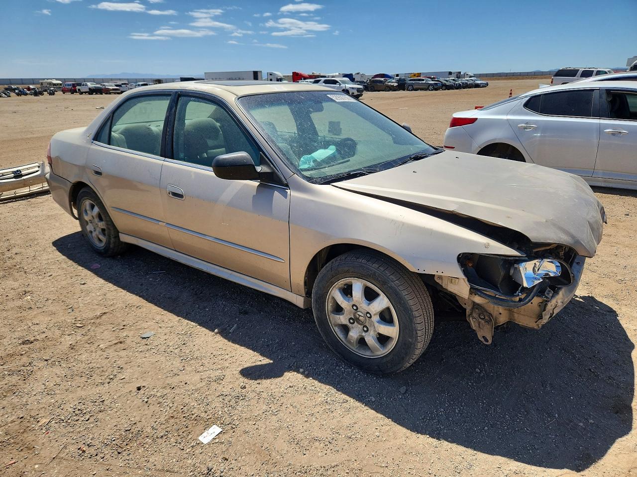 2002 Honda Accord Ex Желто-коричневый vin: 1HGCG56692A089521