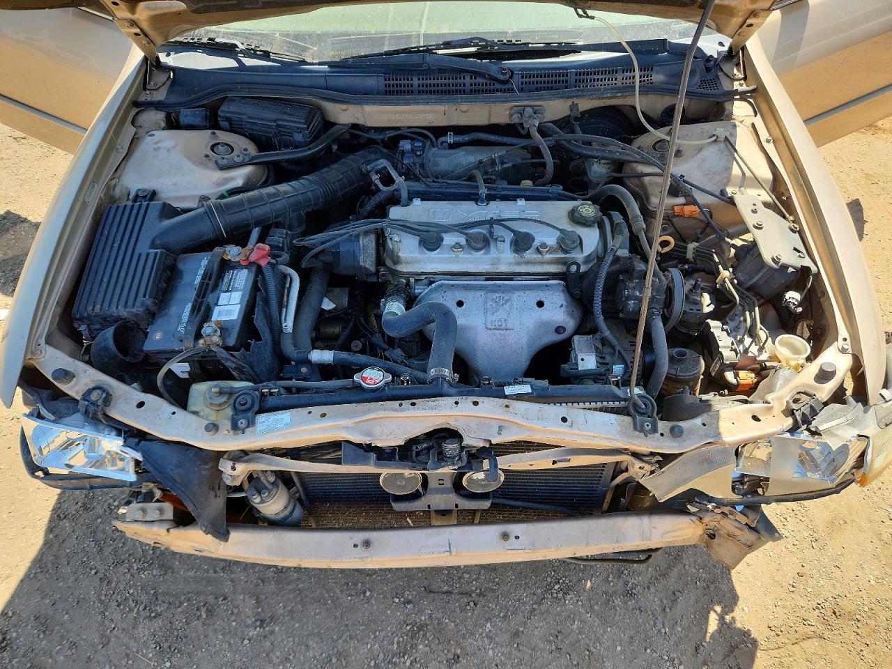 2002 Honda Accord Ex Желто-коричневый vin: 1HGCG56692A089521