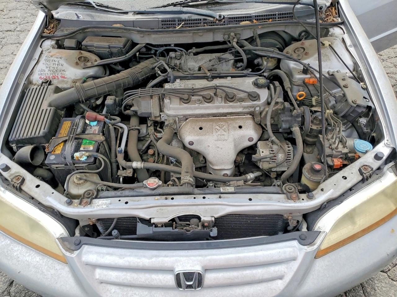 2002 Honda Accord Ex Silver vin: 1HGCG56692A118001