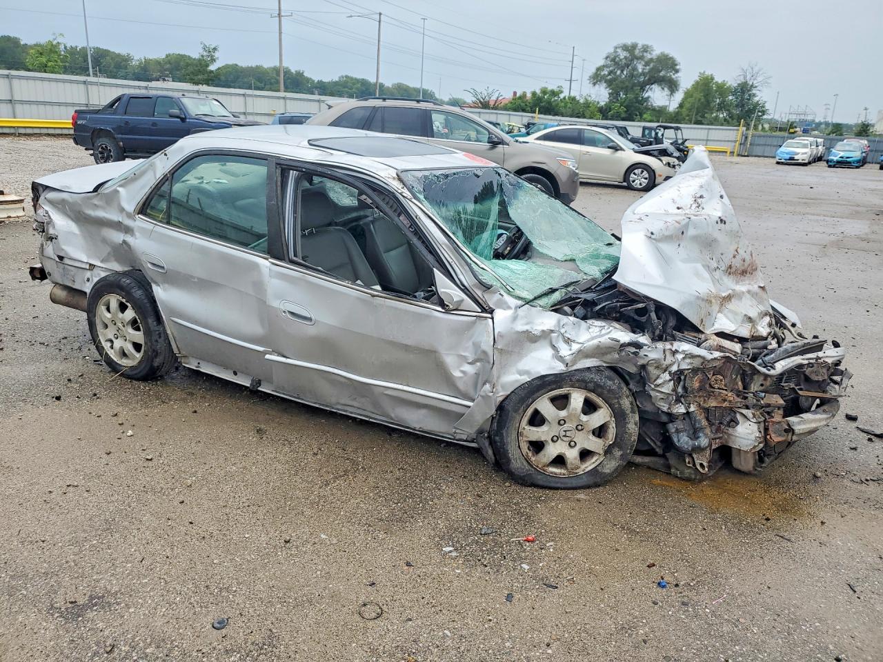 2002 Honda Accord Ex Серебряный vin: 1HGCG56692A156523