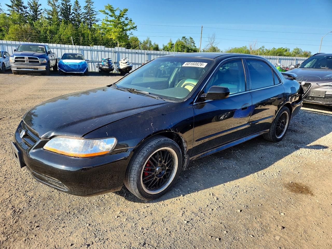 2002 Honda Accord Ex Black vin: 1HGCG56692A819430