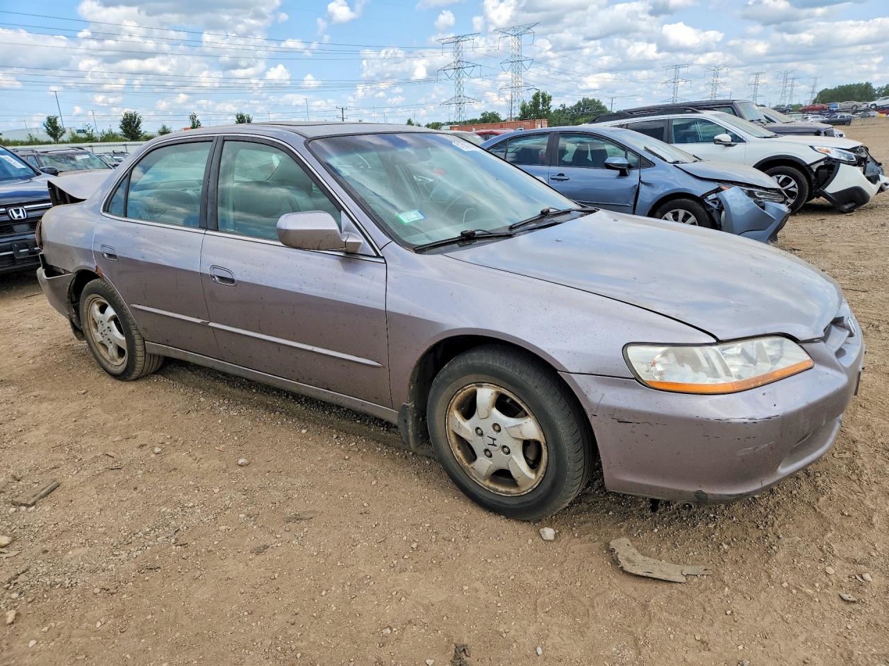 2000 Honda Accord Ex Gray vin: 1HGCG5669YA086577