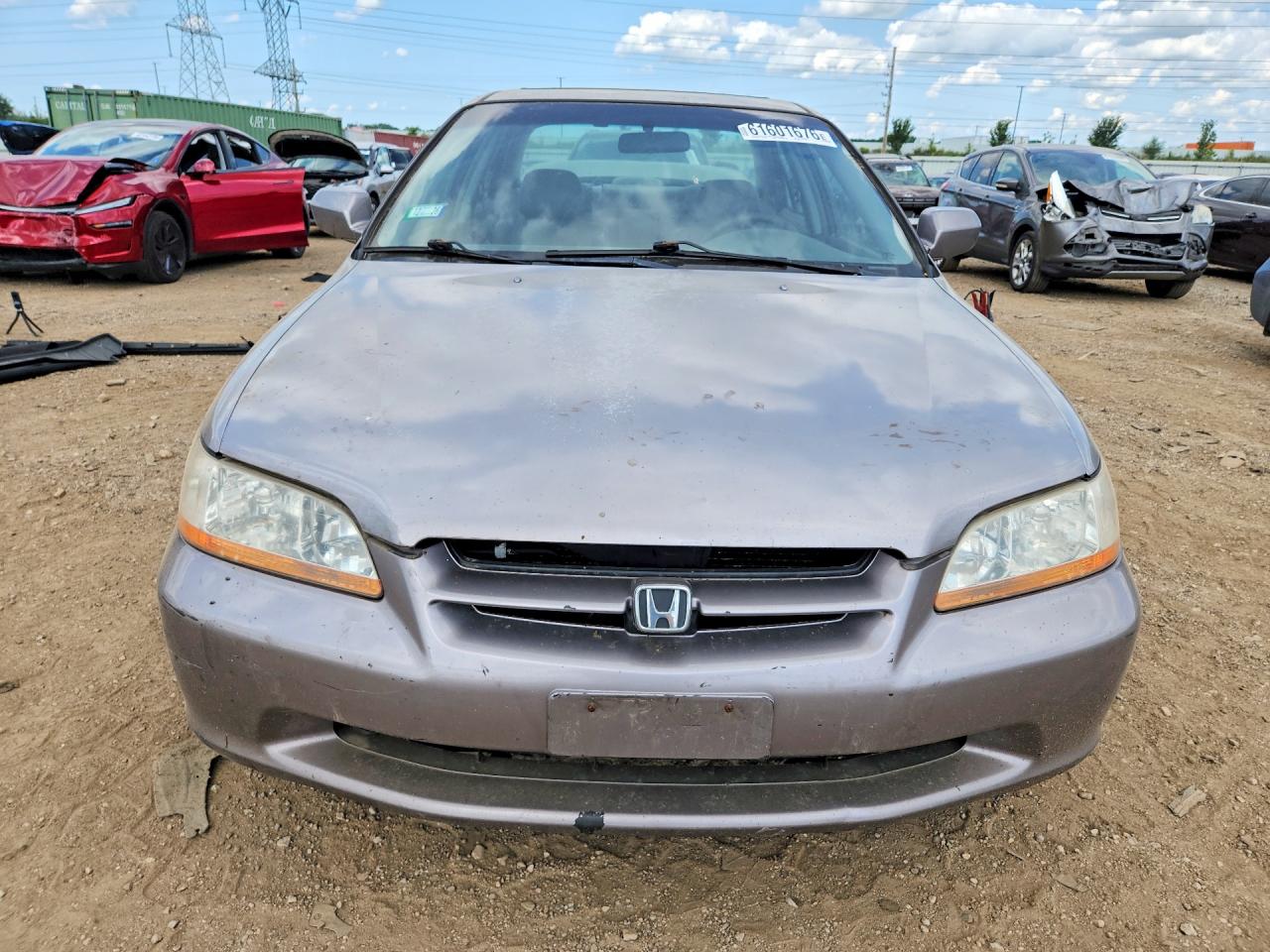2000 Honda Accord Ex Gray vin: 1HGCG5669YA086577