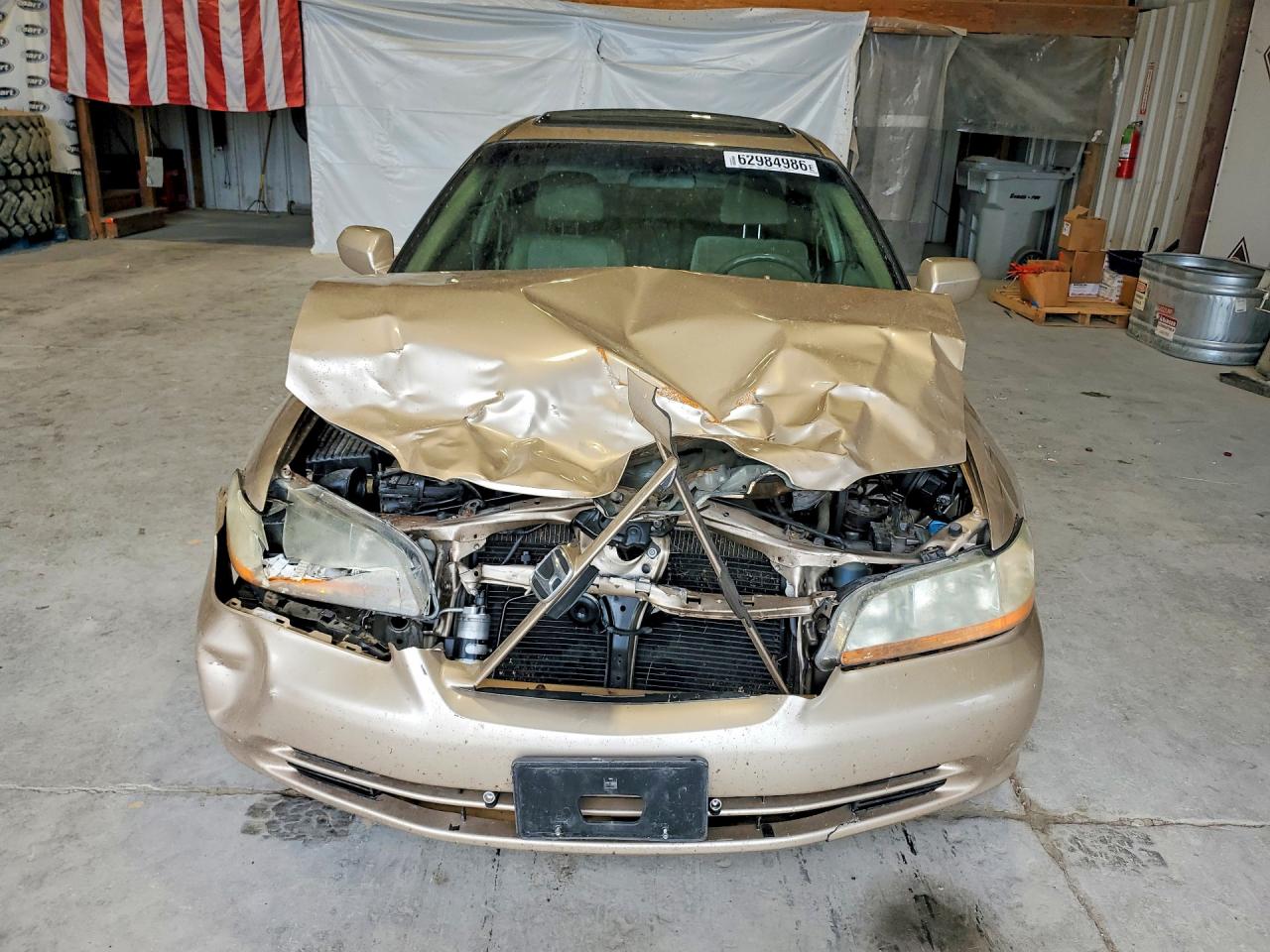 2001 Honda Accord Ex Tan vin: 1HGCG566X1A127417