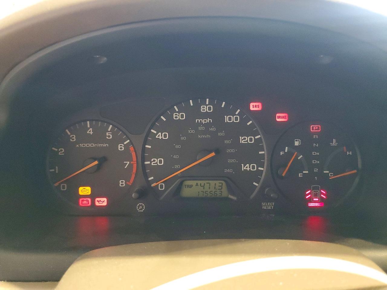 2001 Honda Accord Ex Tan vin: 1HGCG566X1A127417
