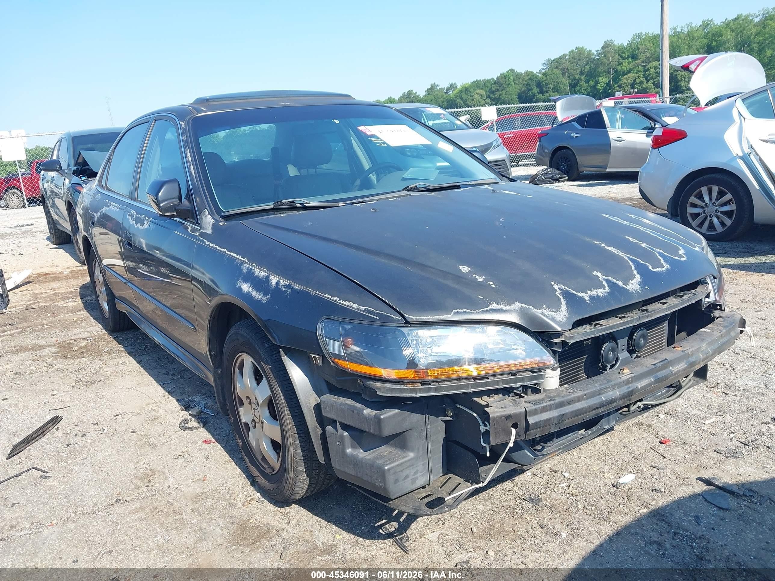 2002 Honda Accord 2.3 Ex Black vin: 1HGCG566X2A114555