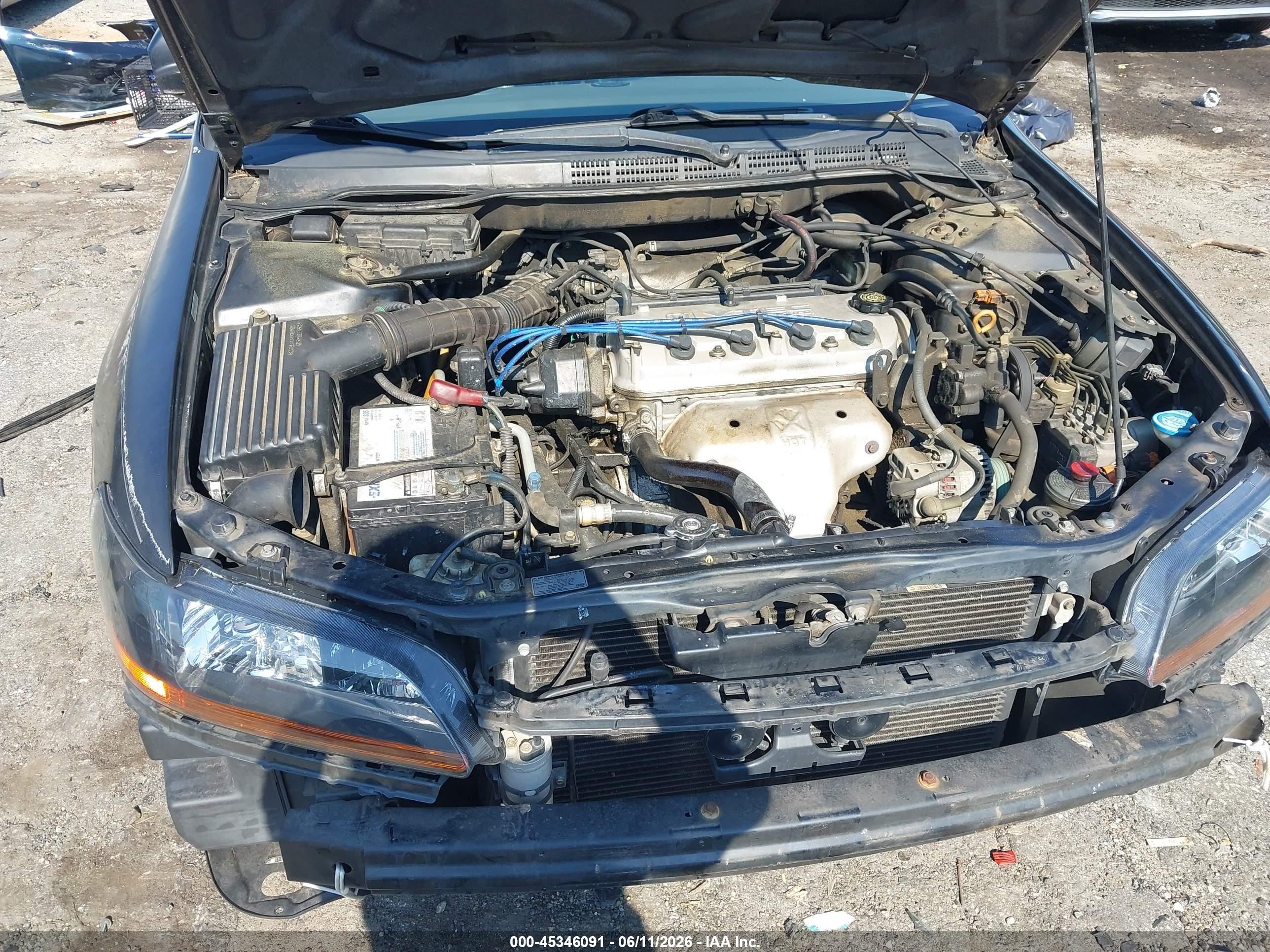 2002 Honda Accord 2.3 Ex Black vin: 1HGCG566X2A114555