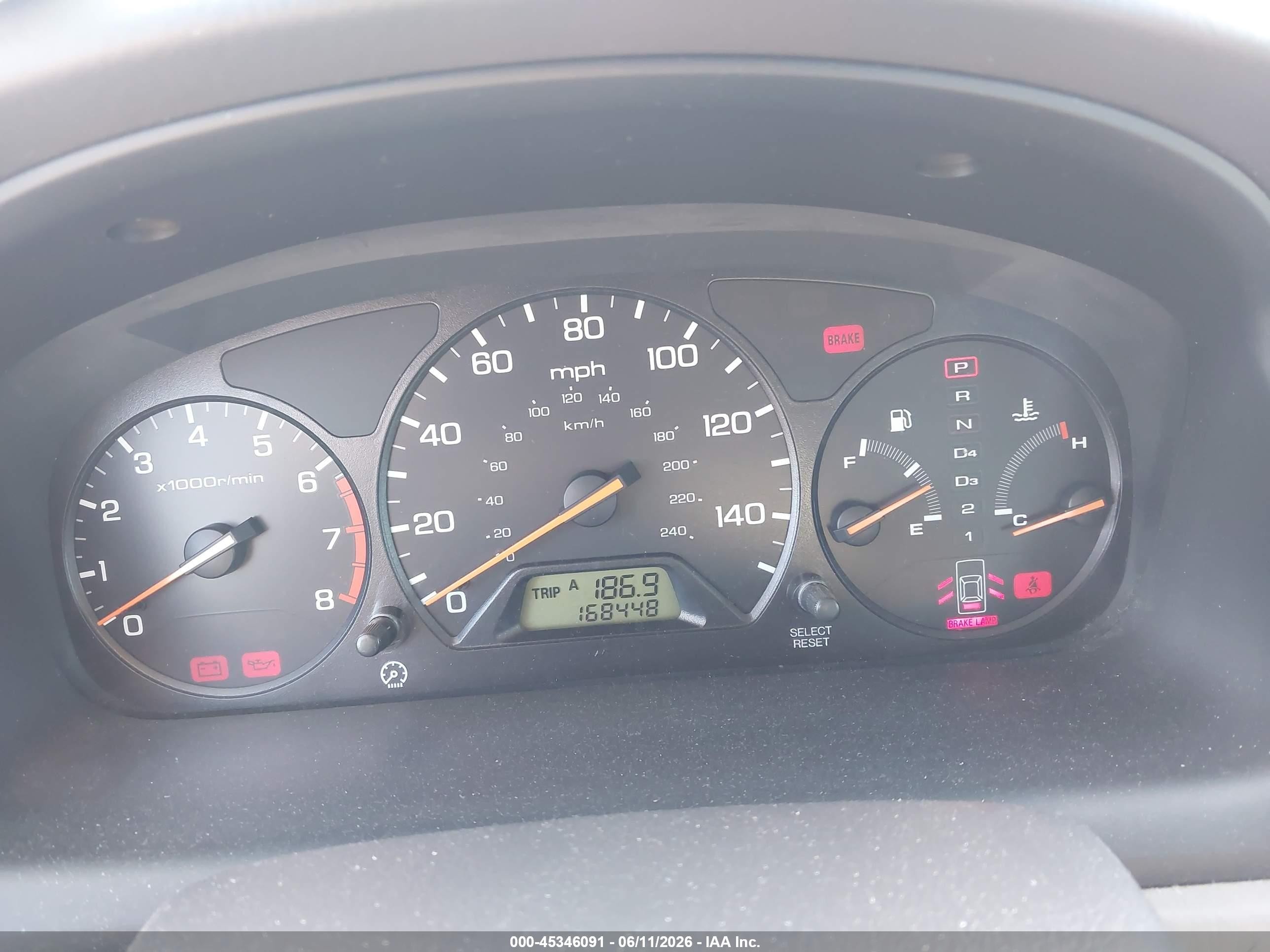 2002 Honda Accord 2.3 Ex Black vin: 1HGCG566X2A114555