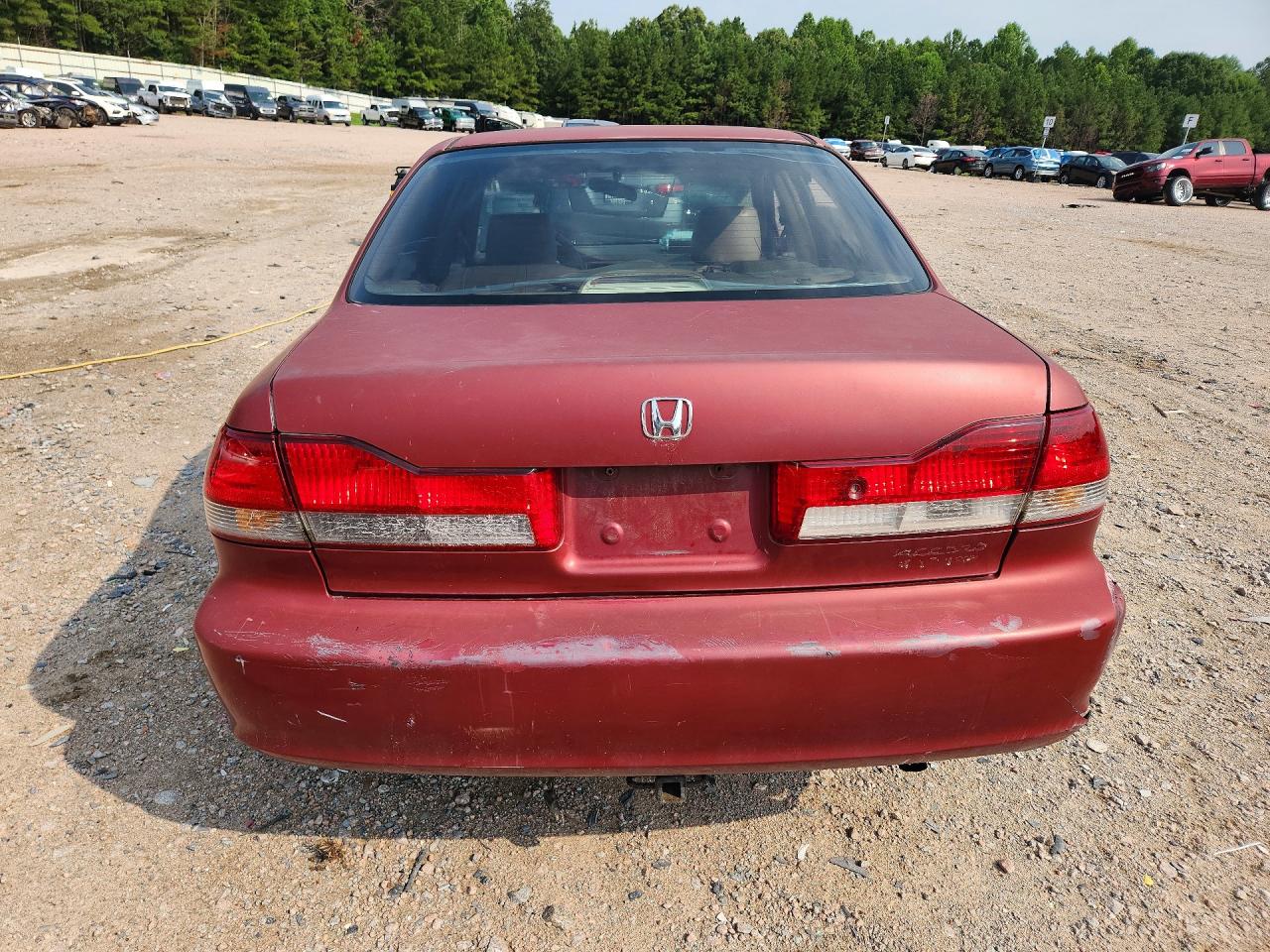 2002 Honda Accord Se Red vin: 1HGCG56712A005362