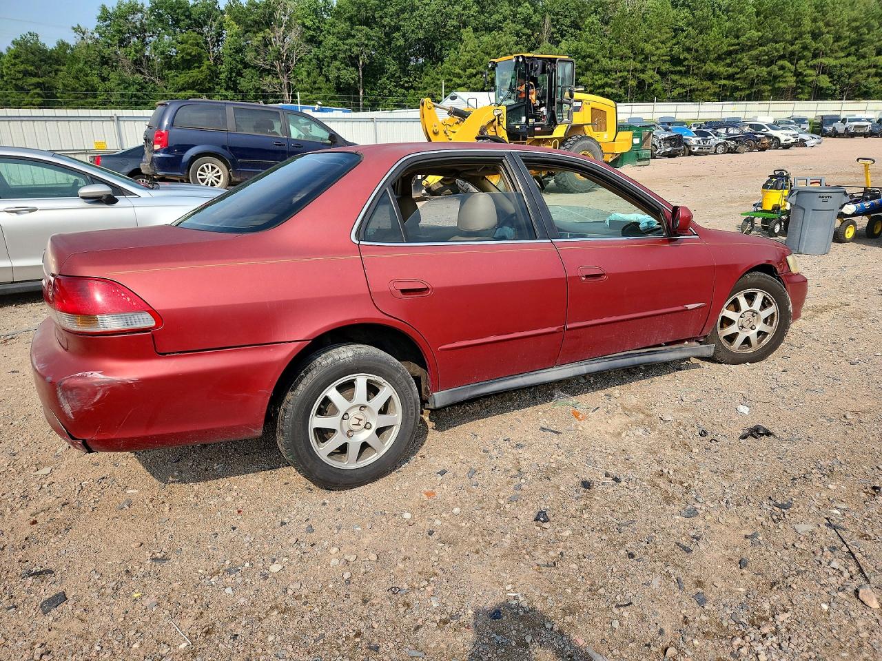 2002 Honda Accord Se Red vin: 1HGCG56712A005362