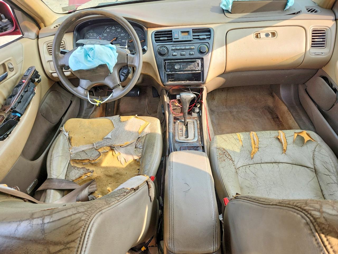 2002 Honda Accord Se Red vin: 1HGCG56712A005362