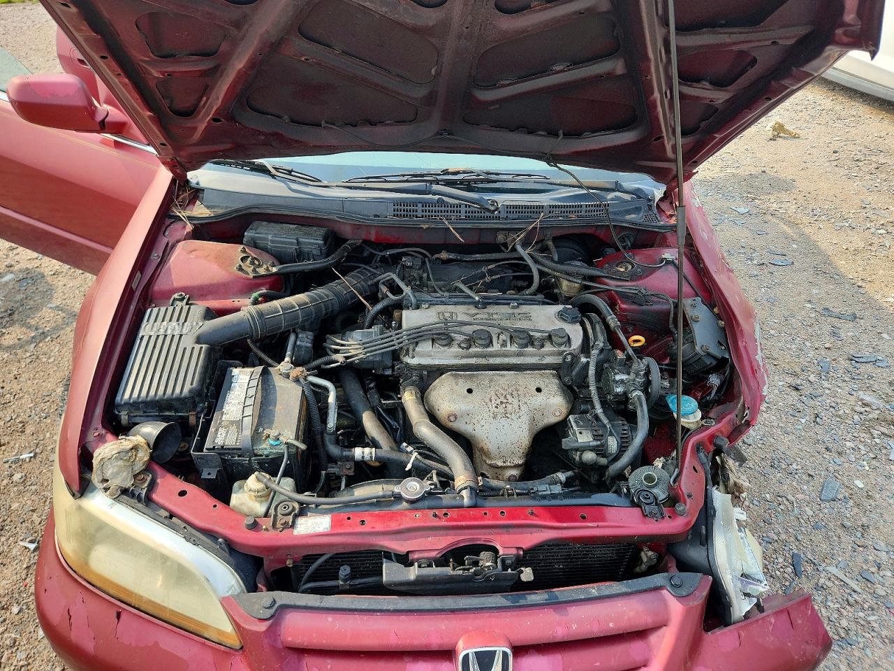 2002 Honda Accord Se Red vin: 1HGCG56712A005362
