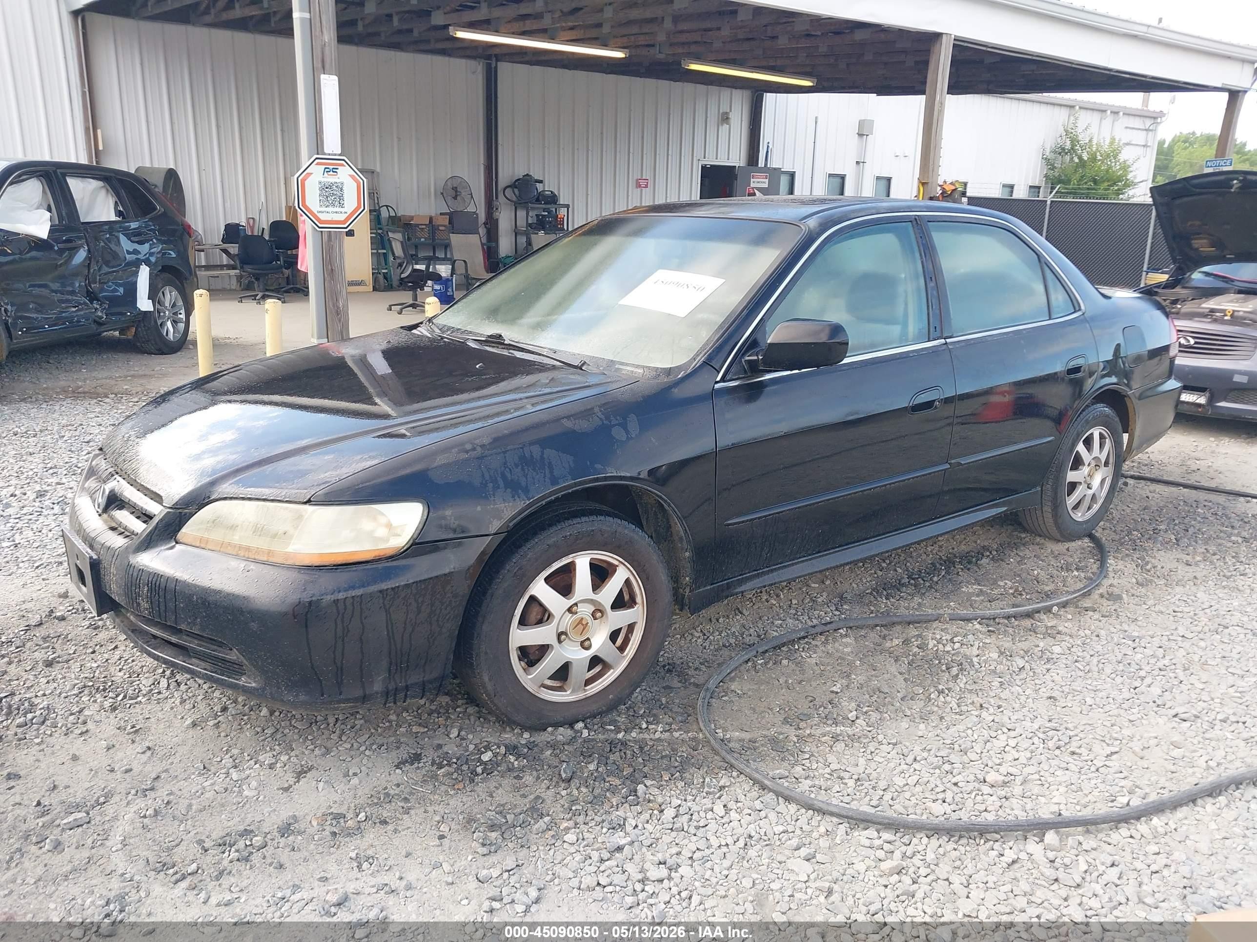 2002 Honda Accord 2.3 Se Черный vin: 1HGCG56712A006303