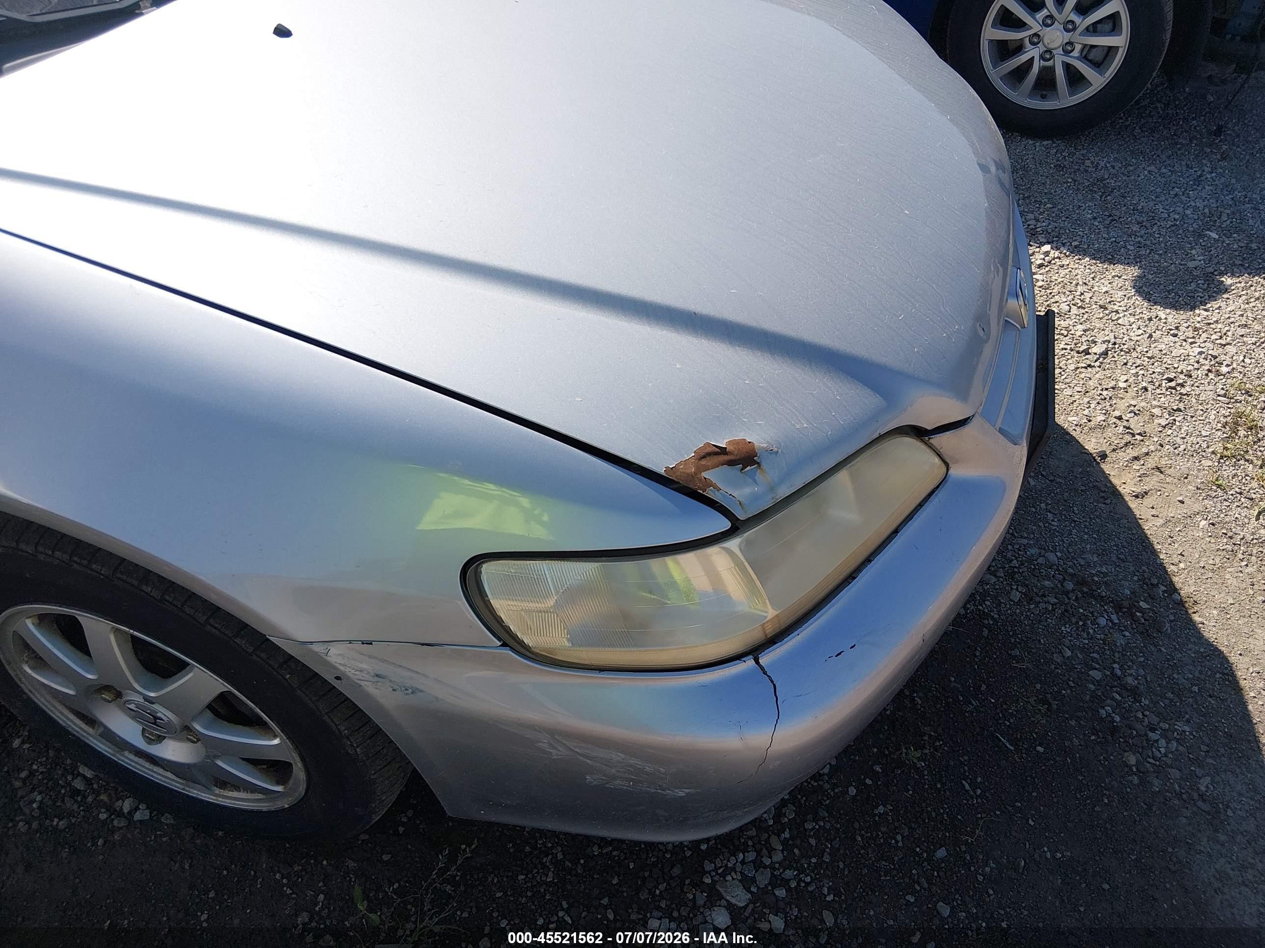 2002 Honda Accord 2.3 Se Silver vin: 1HGCG56712A080658