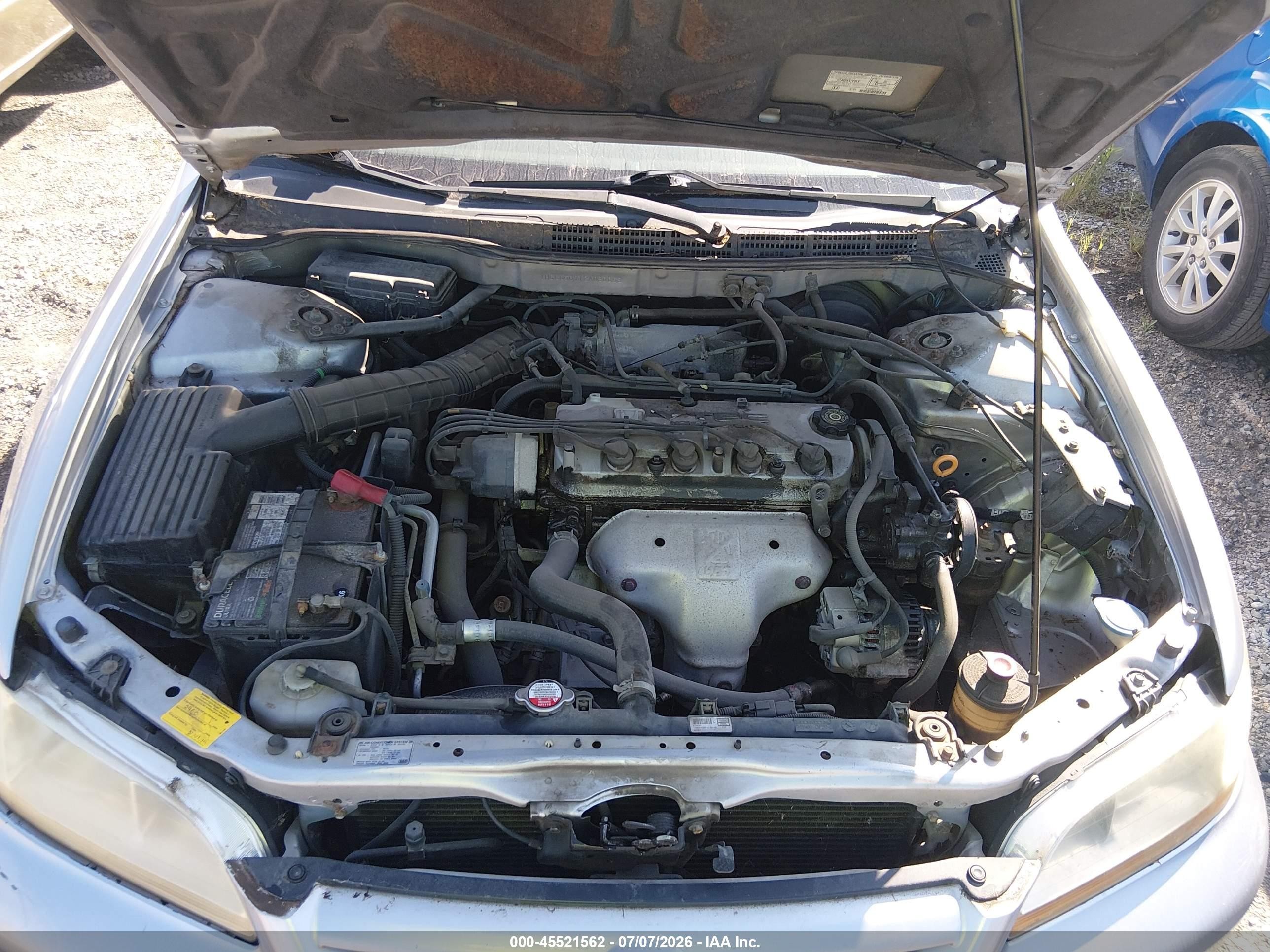 2002 Honda Accord 2.3 Se Silver vin: 1HGCG56712A080658
