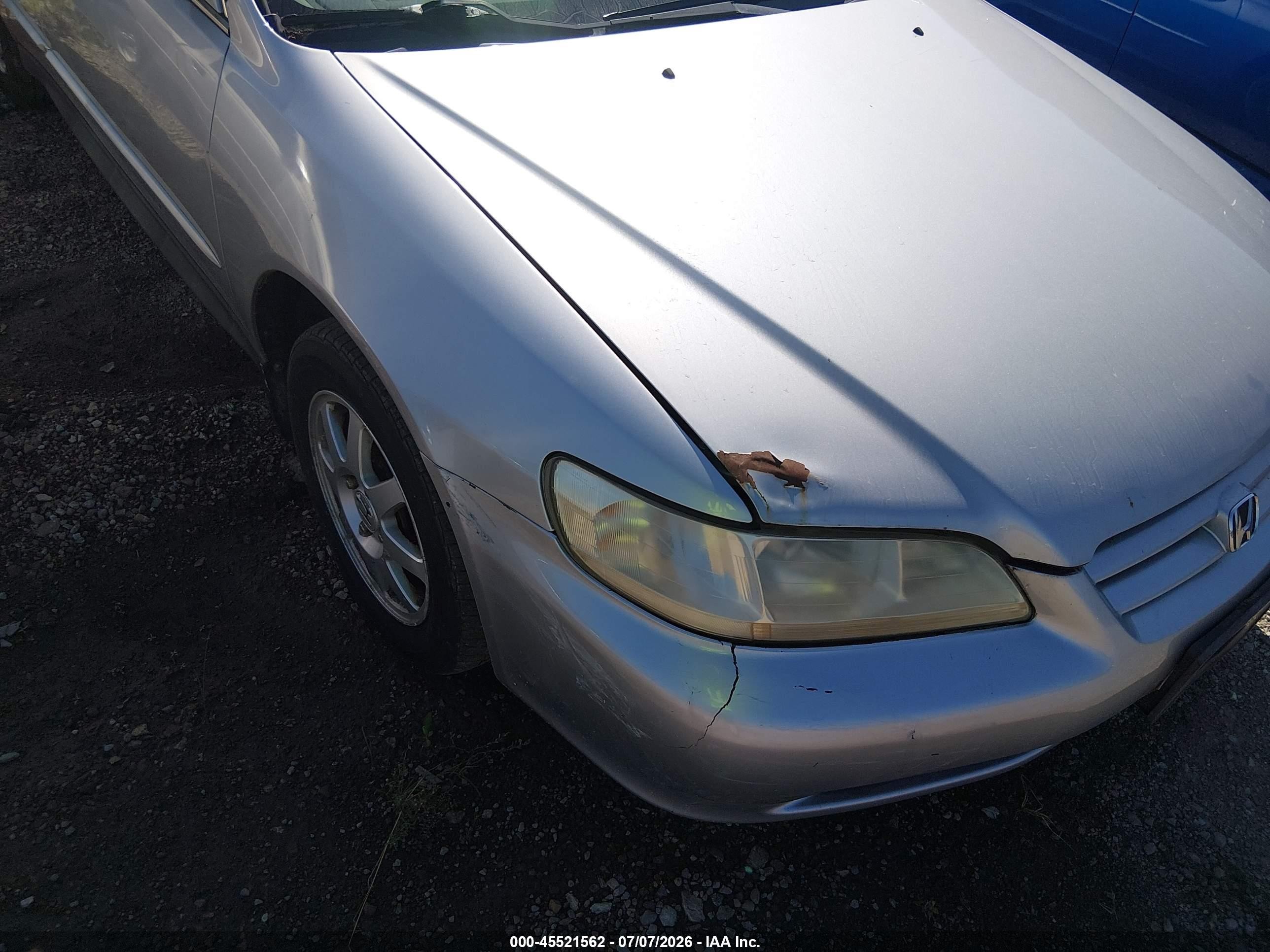 2002 Honda Accord 2.3 Se Silver vin: 1HGCG56712A080658