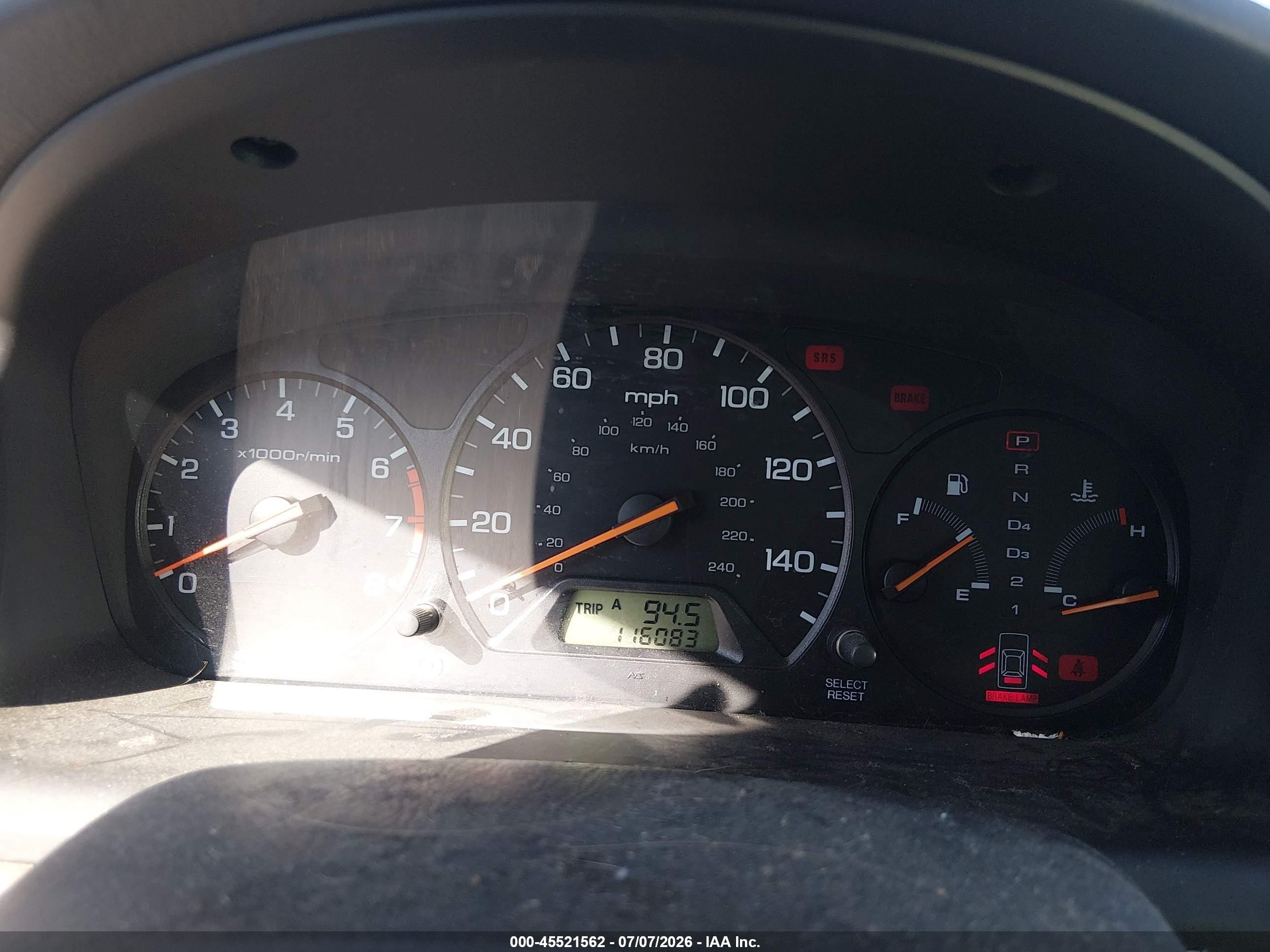 2002 Honda Accord 2.3 Se Silver vin: 1HGCG56712A080658