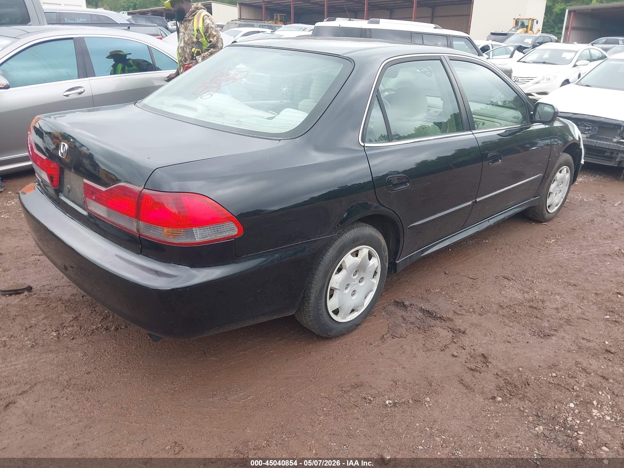 2002 Honda Accord 2.3 Se Black vin: 1HGCG56712A155116