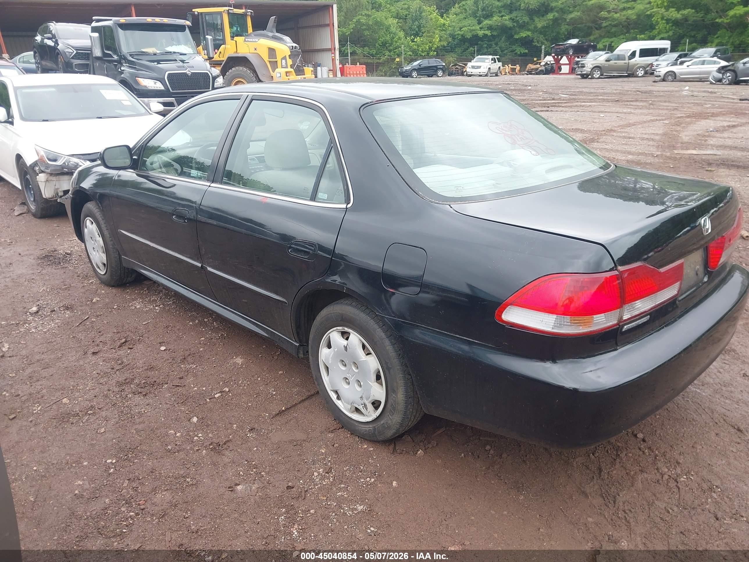 2002 Honda Accord 2.3 Se Black vin: 1HGCG56712A155116