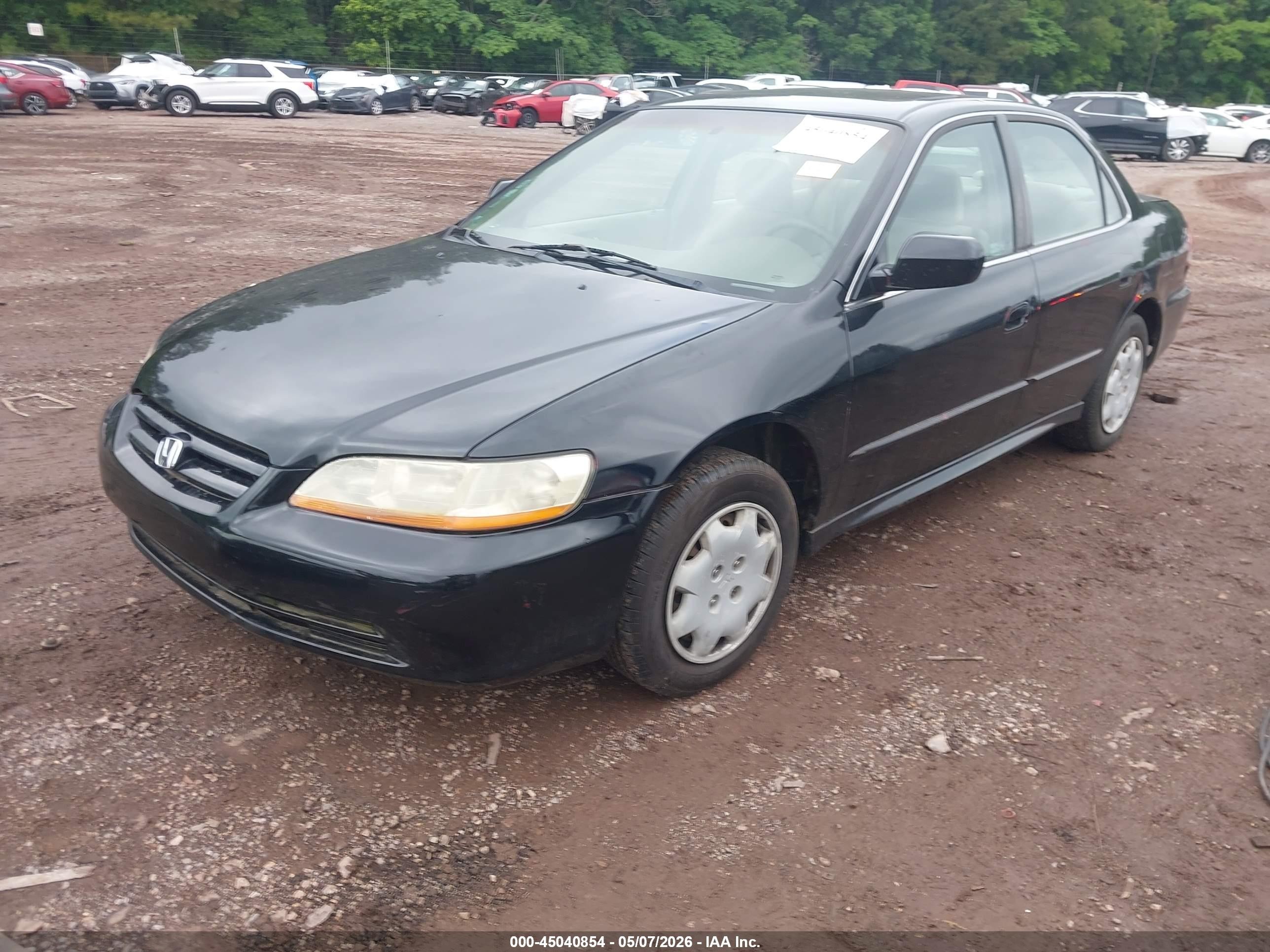 2002 Honda Accord 2.3 Se Black vin: 1HGCG56712A155116