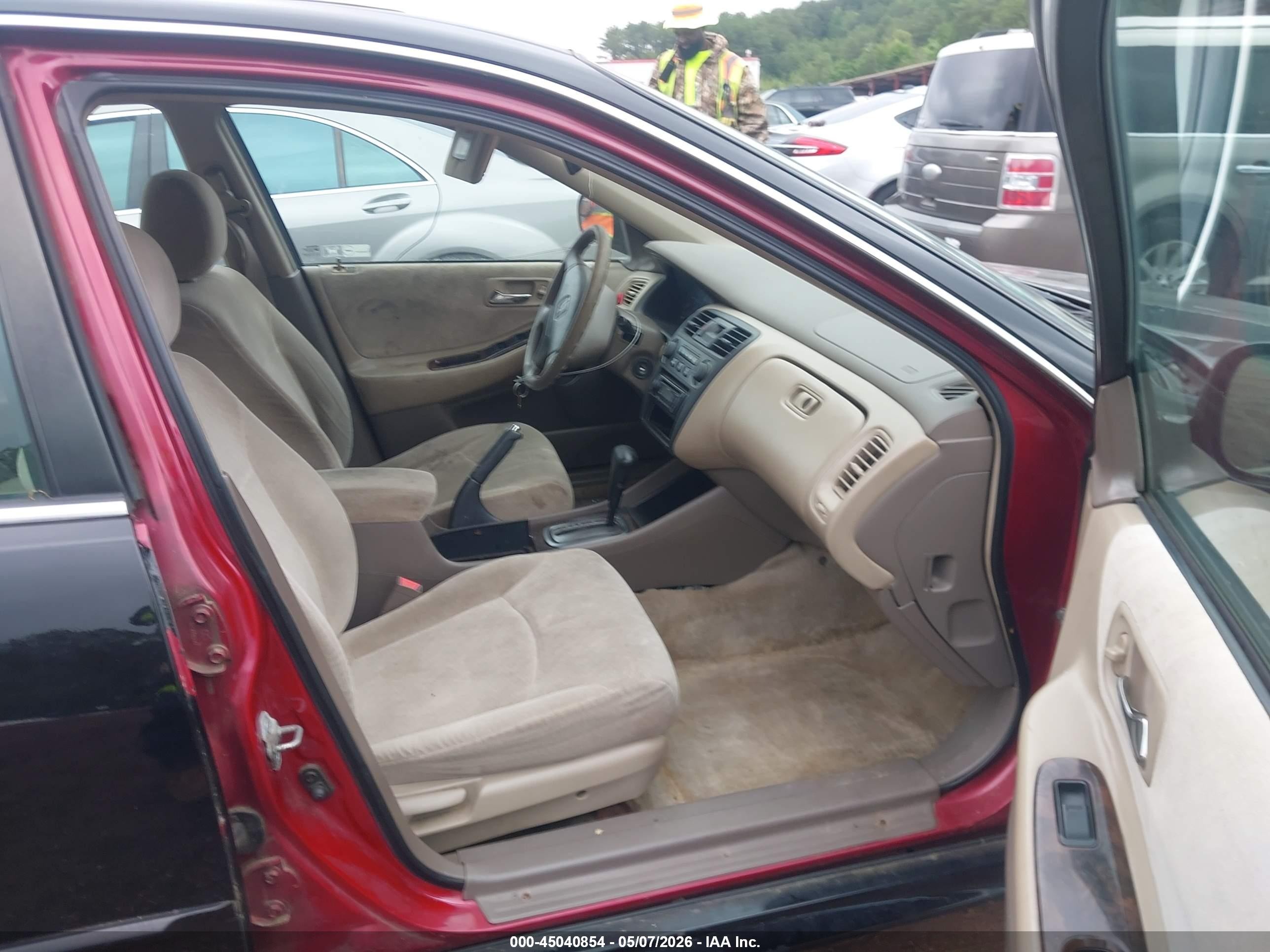 2002 Honda Accord 2.3 Se Black vin: 1HGCG56712A155116