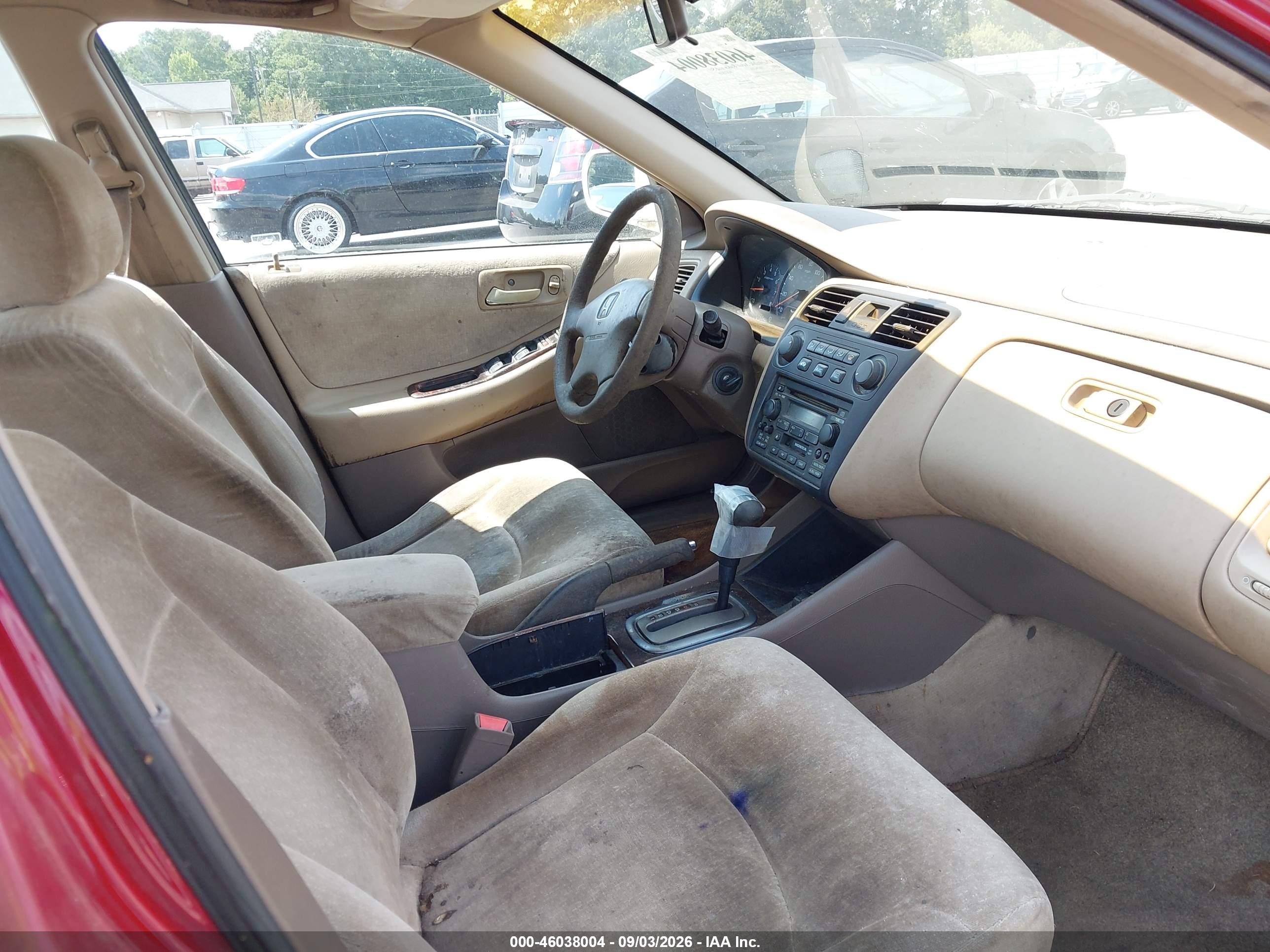 2002 Honda Accord 2.3 Se Red vin: 1HGCG56712A156444