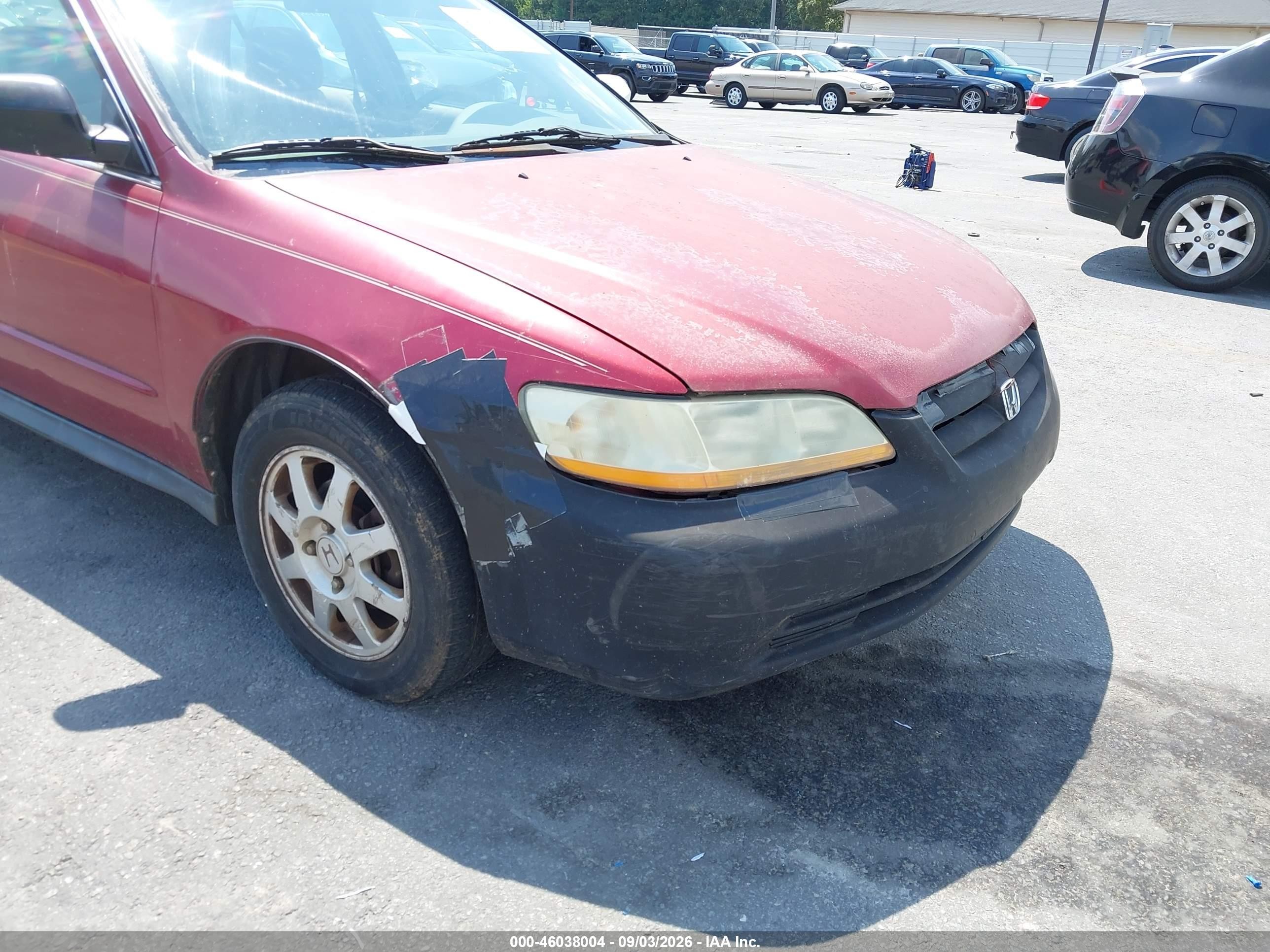 2002 Honda Accord 2.3 Se Red vin: 1HGCG56712A156444