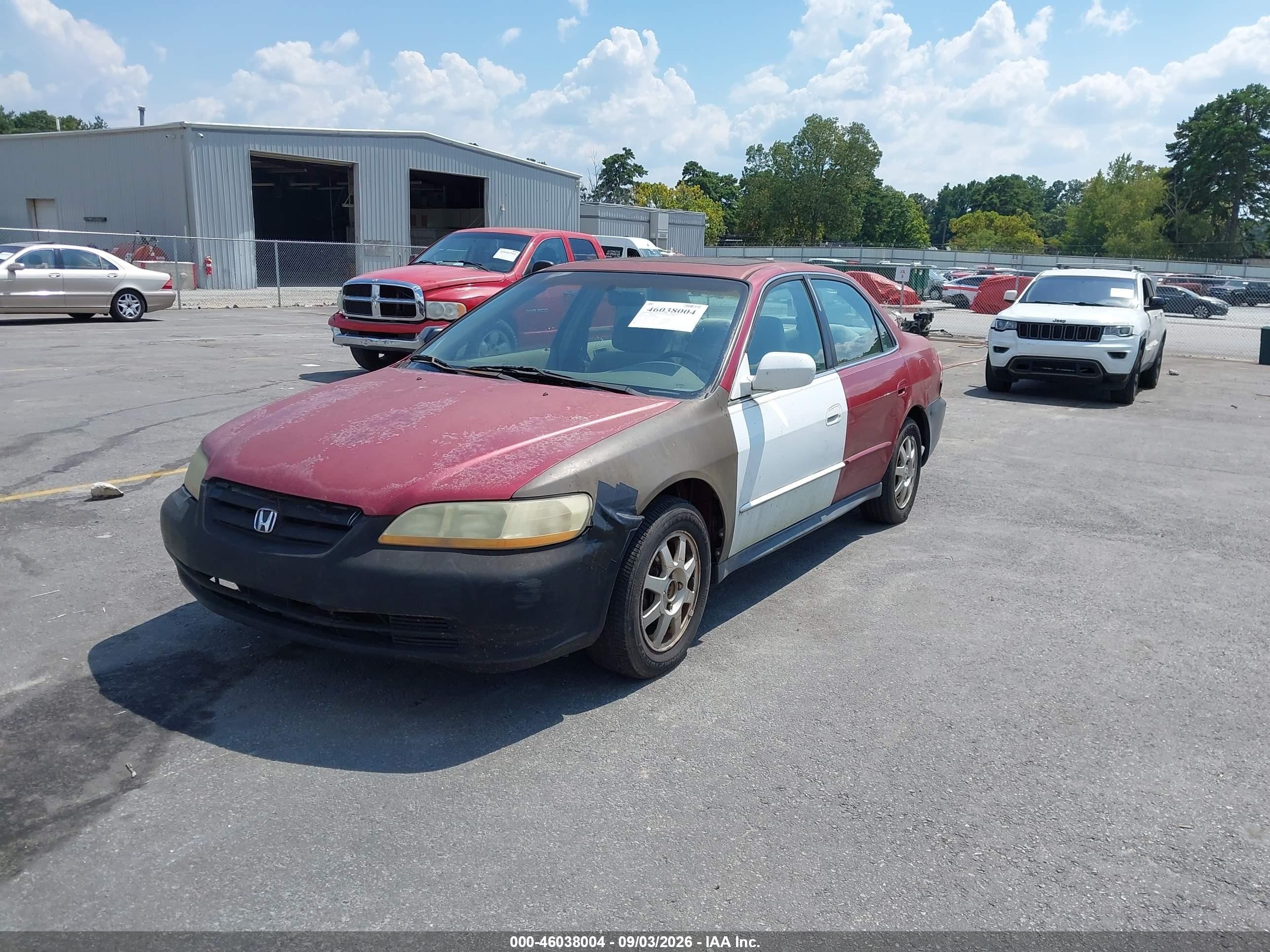 2002 Honda Accord 2.3 Se Red vin: 1HGCG56712A156444