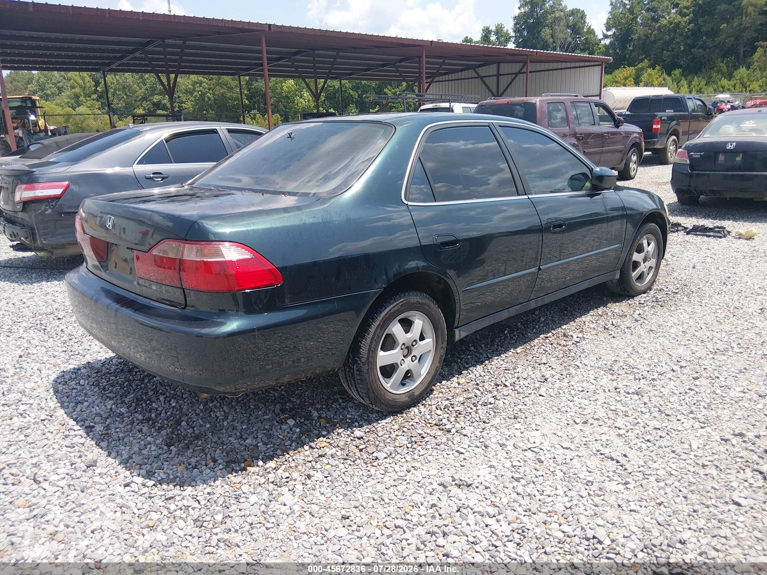 2000 Honda Accord 2.3 Se Green vin: 1HGCG5671YA090468
