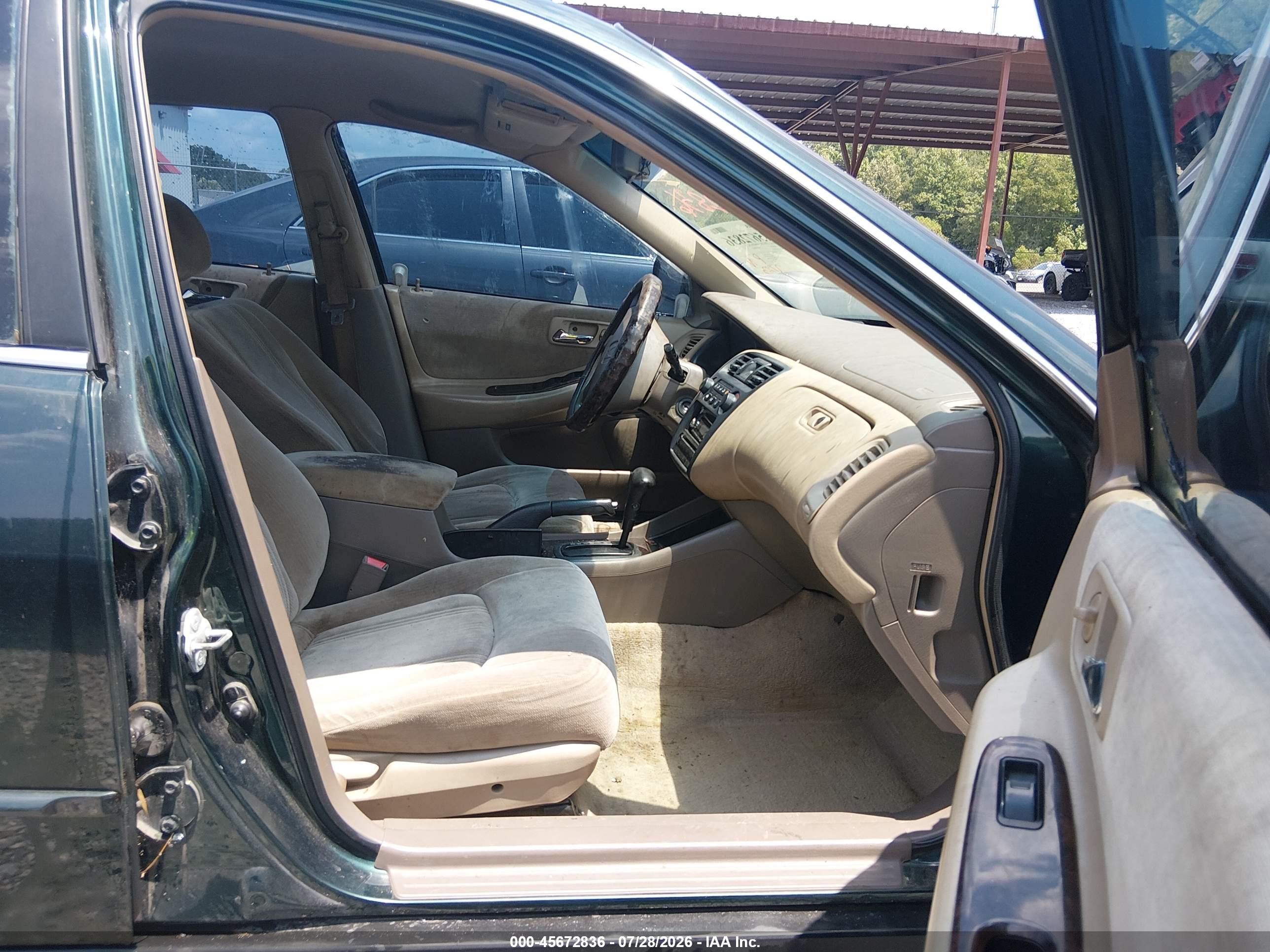 2000 Honda Accord 2.3 Se Green vin: 1HGCG5671YA090468