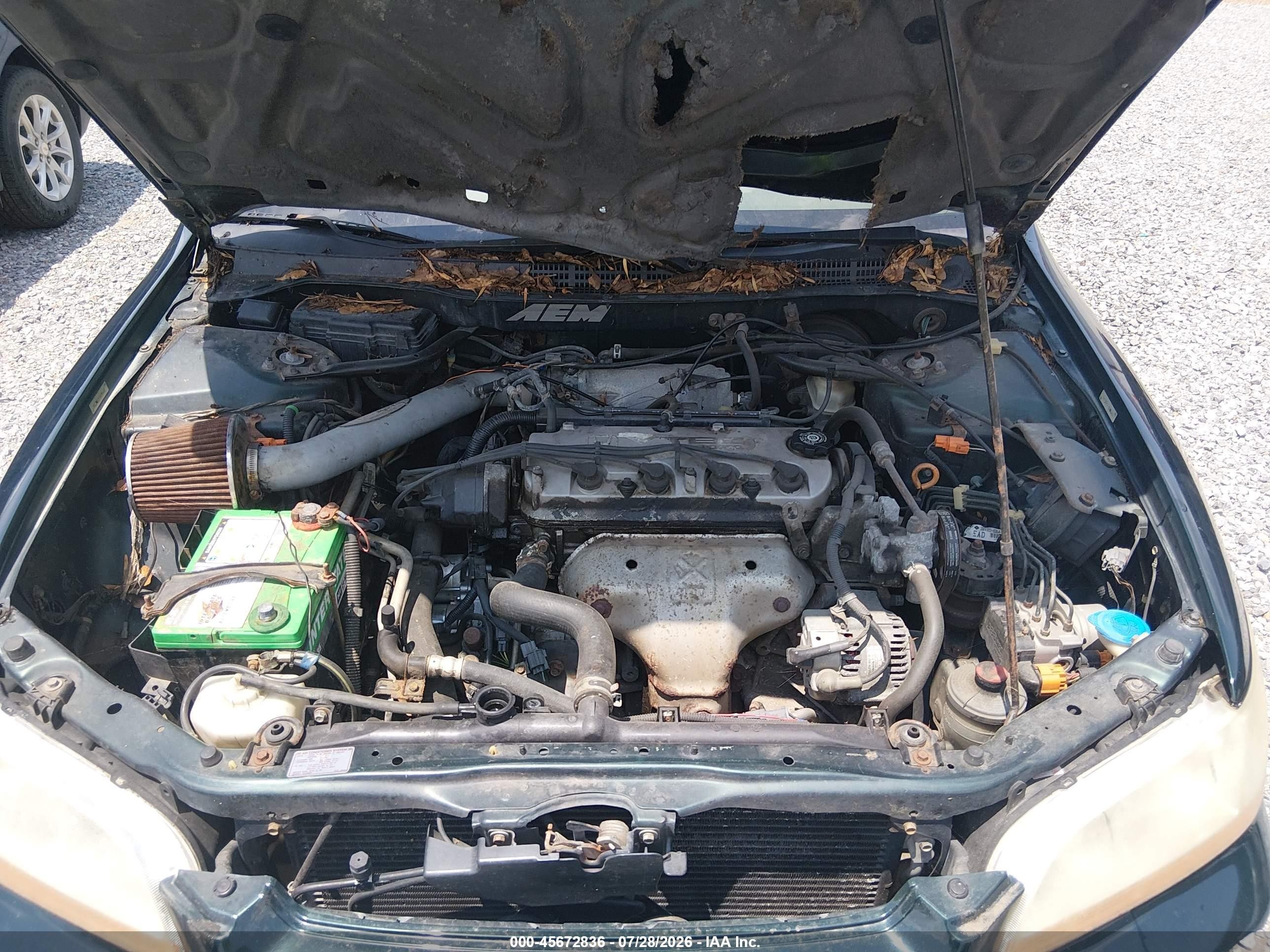 2000 Honda Accord 2.3 Se Green vin: 1HGCG5671YA090468