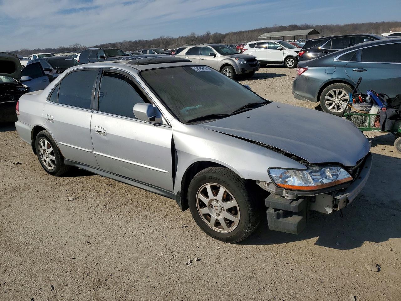 2002 Honda Accord Se Silver vin: 1HGCG56722A009453