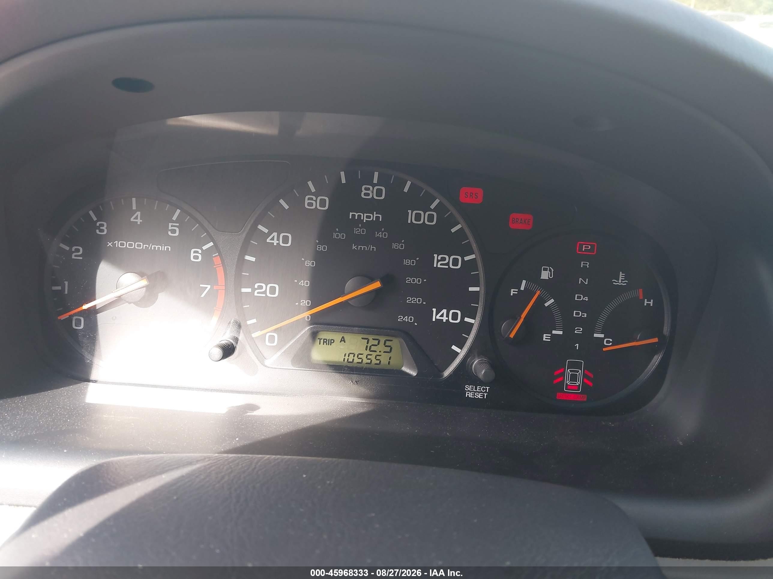 2002 Honda Accord 2.3 Se Silver vin: 1HGCG56722A024065