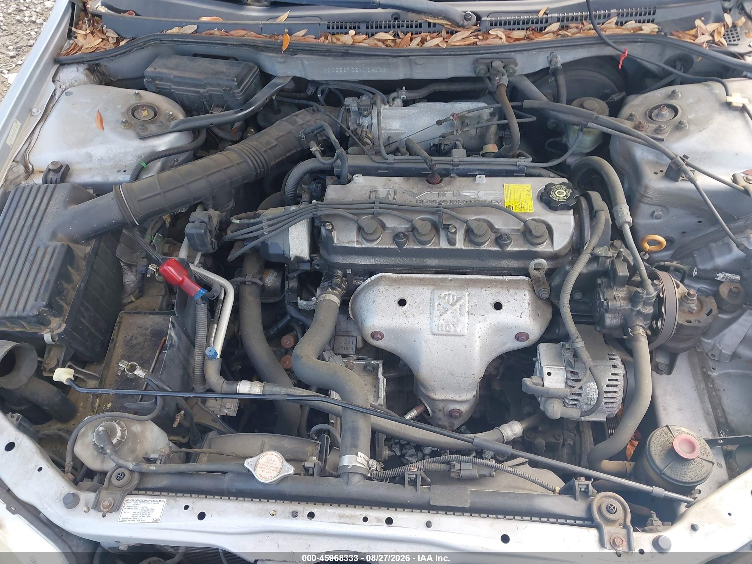 2002 Honda Accord 2.3 Se Silver vin: 1HGCG56722A024065