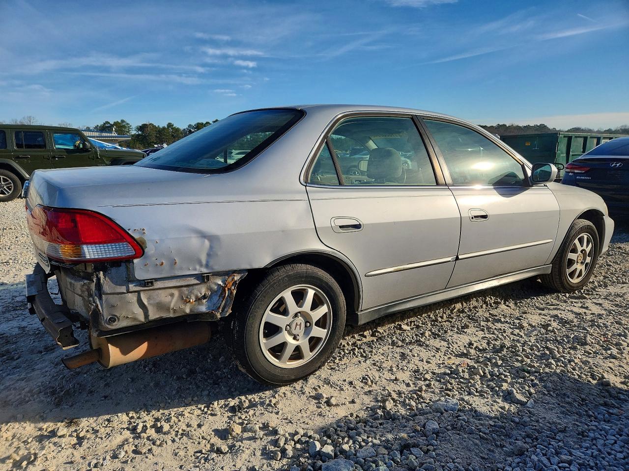 2002 Honda Accord Se Silver vin: 1HGCG56722A101937