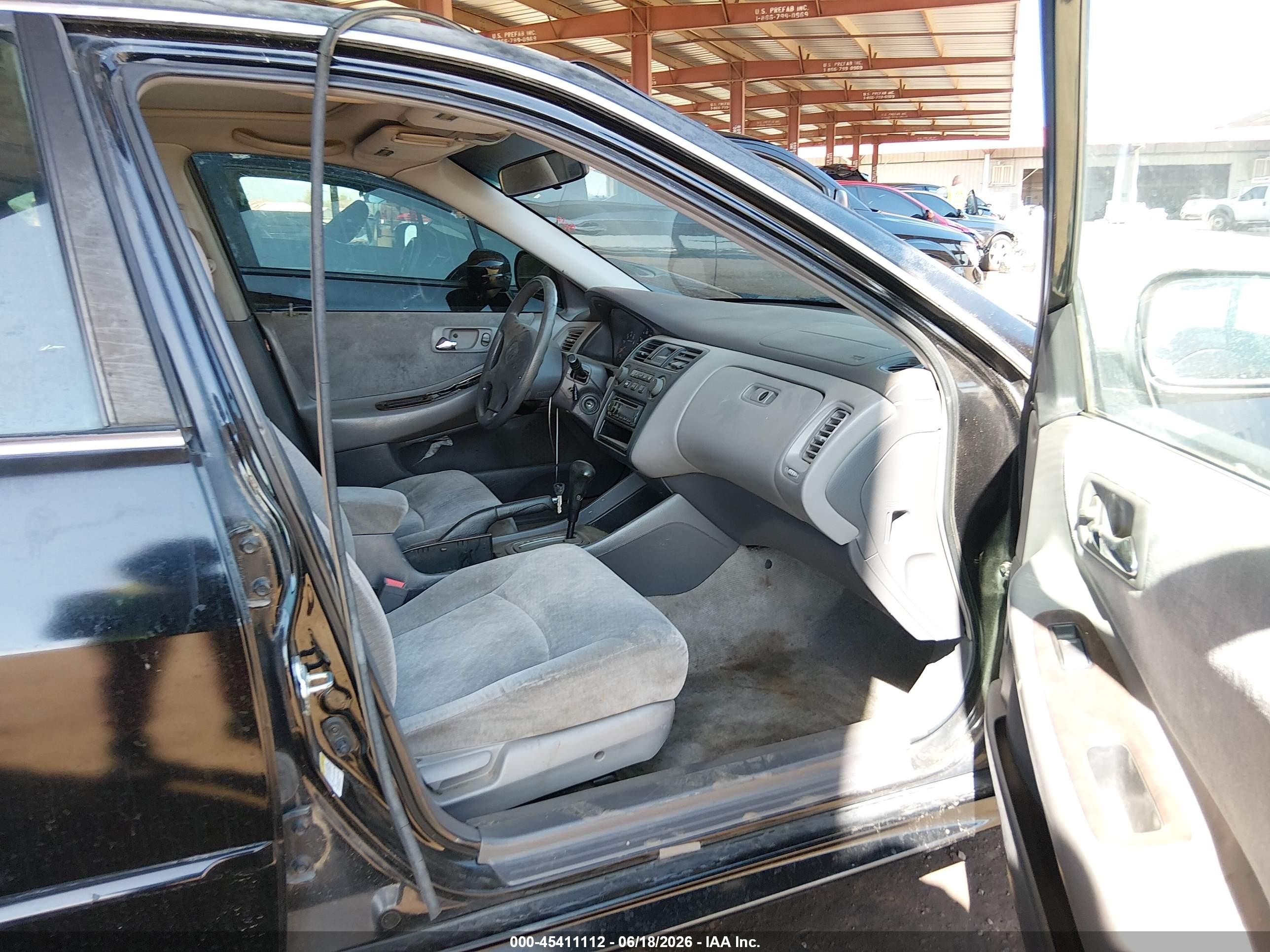 2002 Honda Accord 2.3 Se Black vin: 1HGCG56732A045538