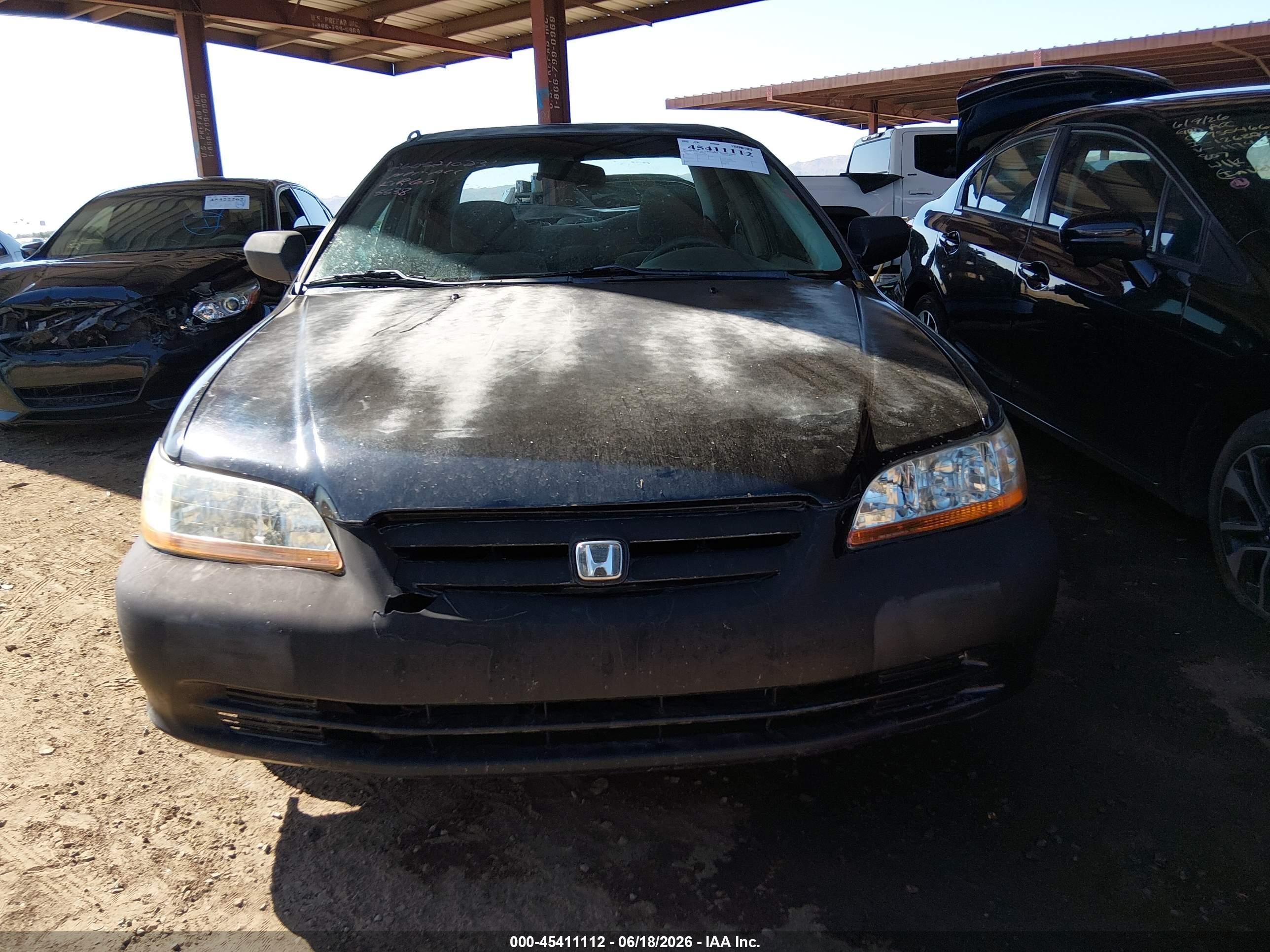 2002 Honda Accord 2.3 Se Black vin: 1HGCG56732A045538