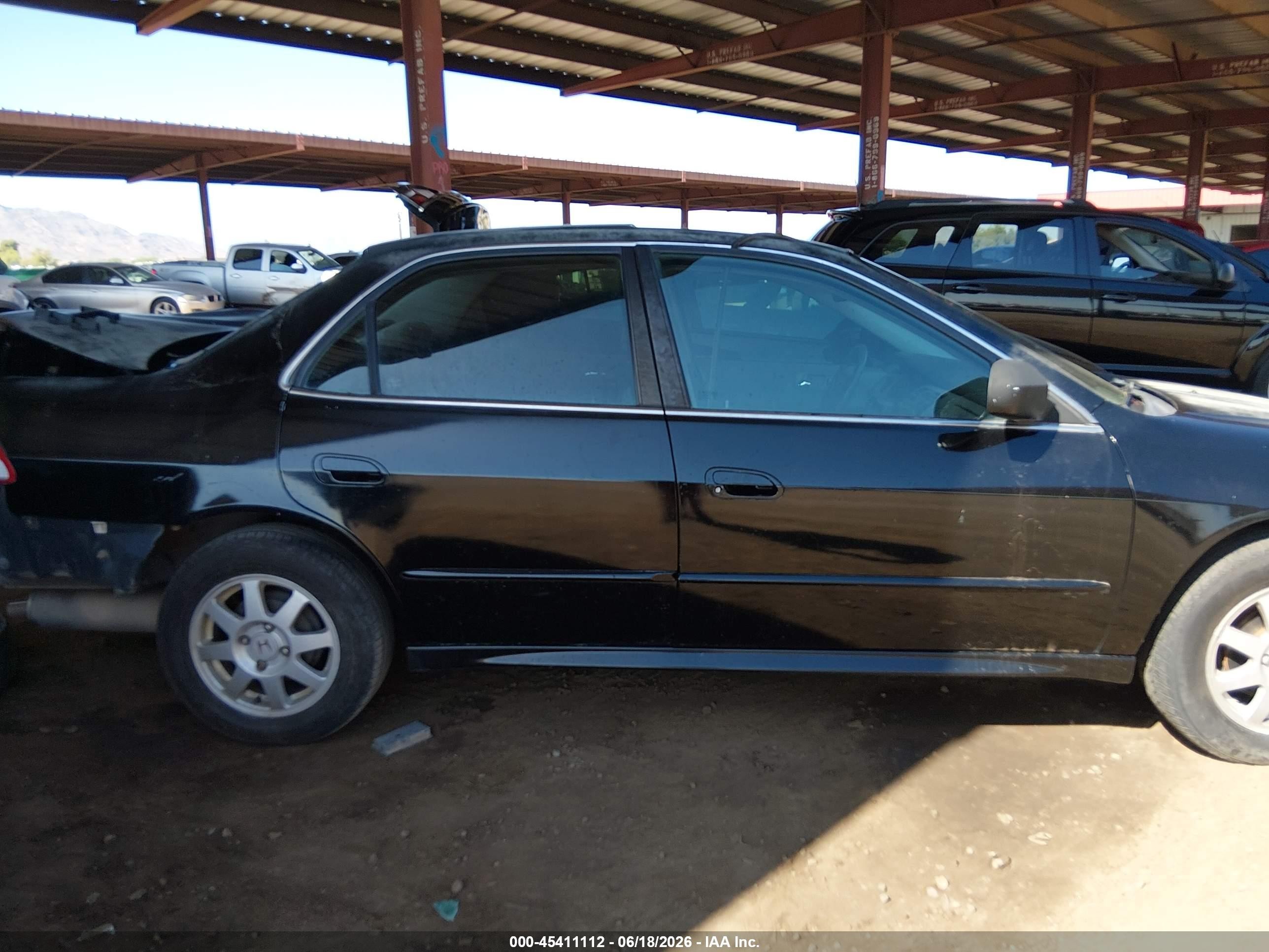 2002 Honda Accord 2.3 Se Black vin: 1HGCG56732A045538