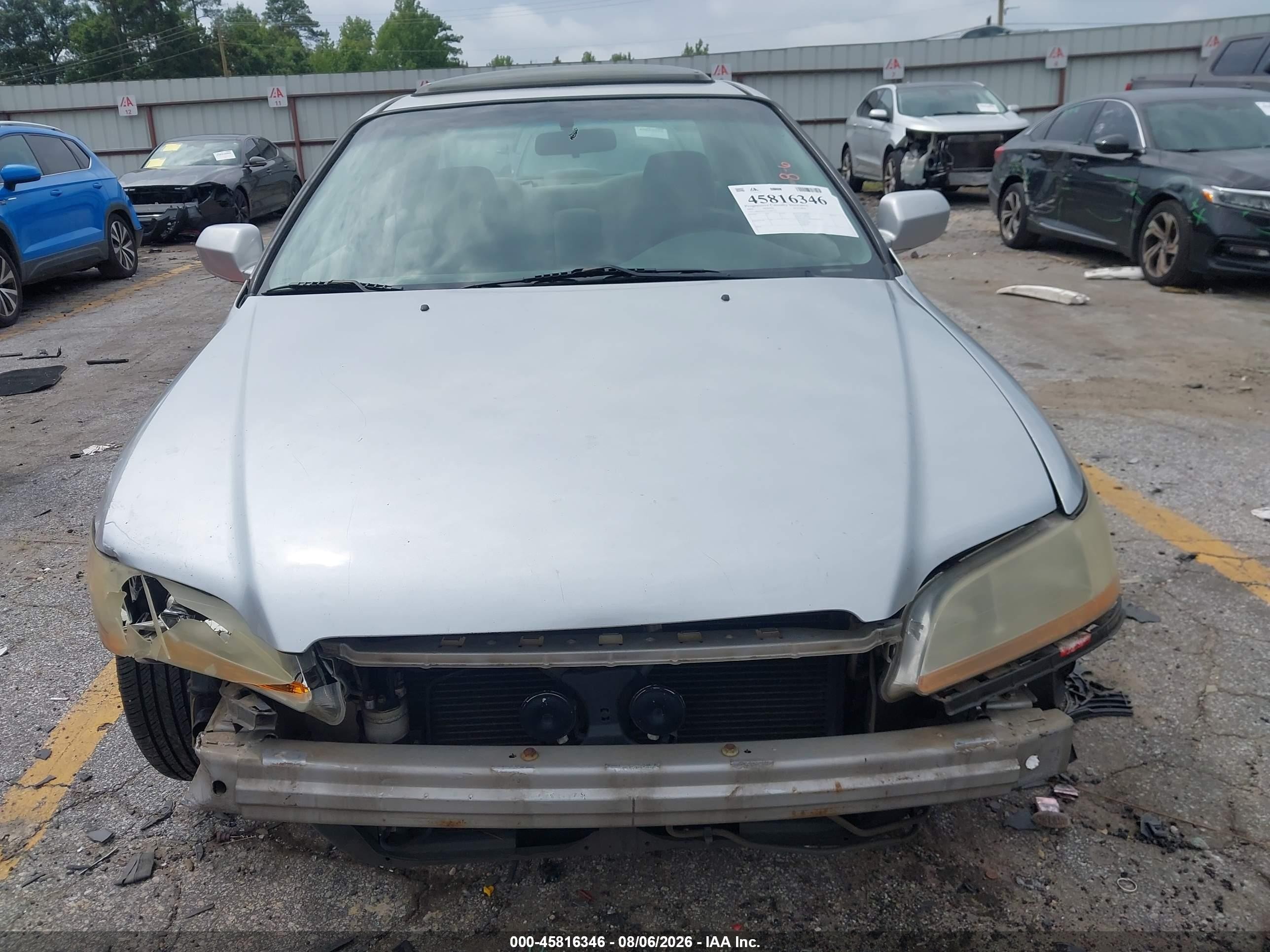 2002 Honda Accord 2.3 Se Silver vin: 1HGCG56732A093752
