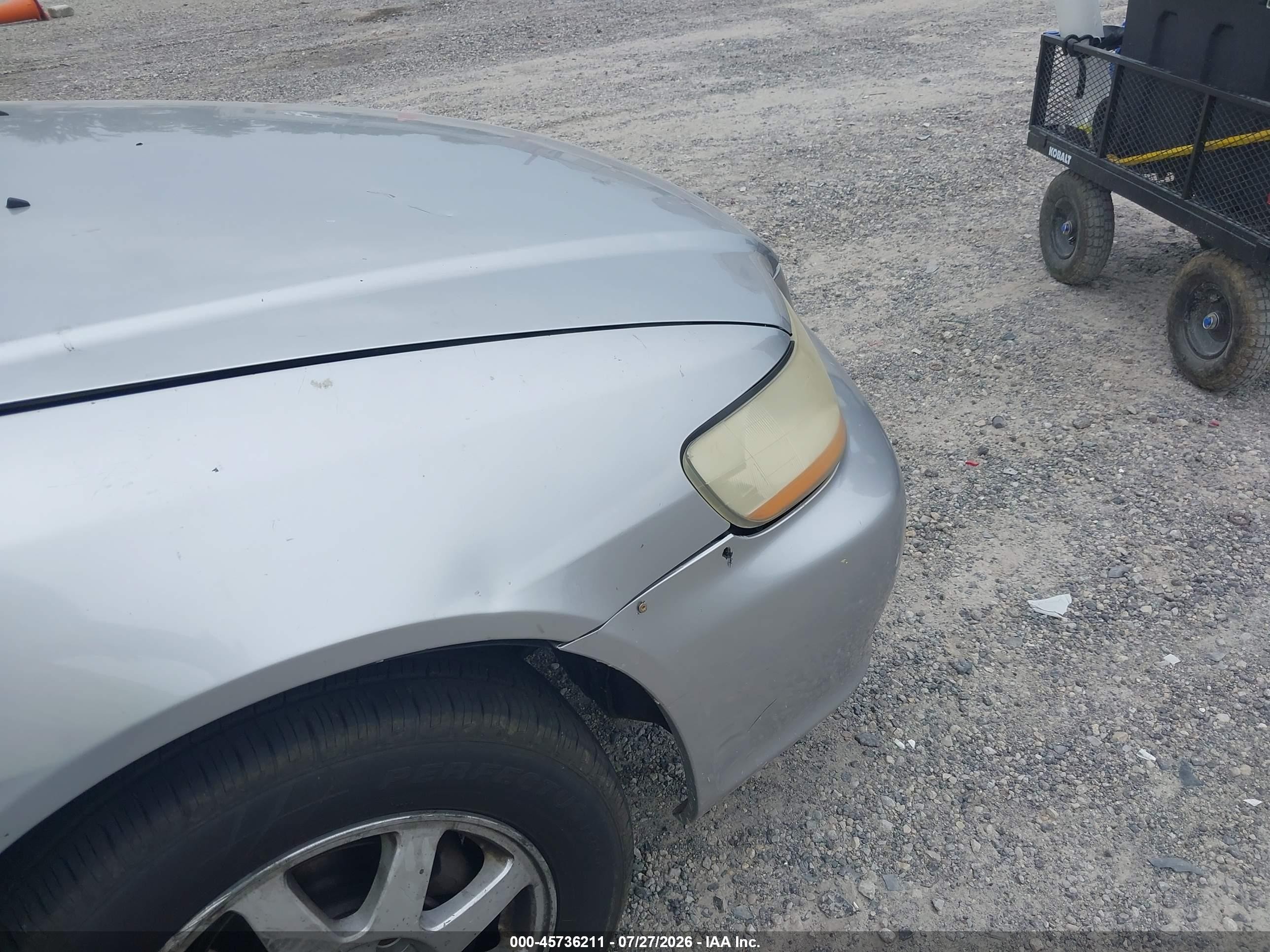 2002 Honda Accord 2.3 Se Silver vin: 1HGCG56742A000009