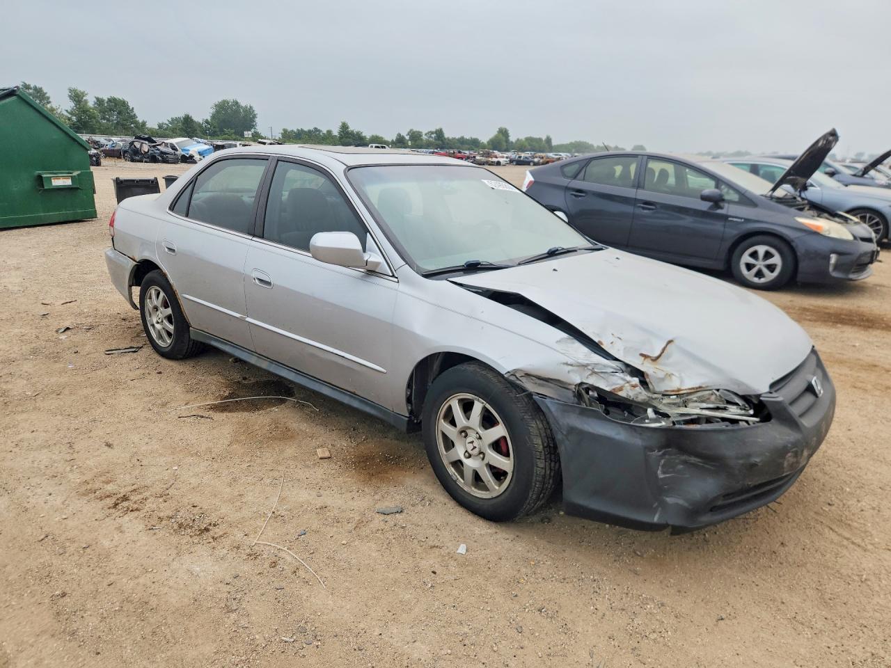2002 Honda Accord Se Silver vin: 1HGCG56742A121624