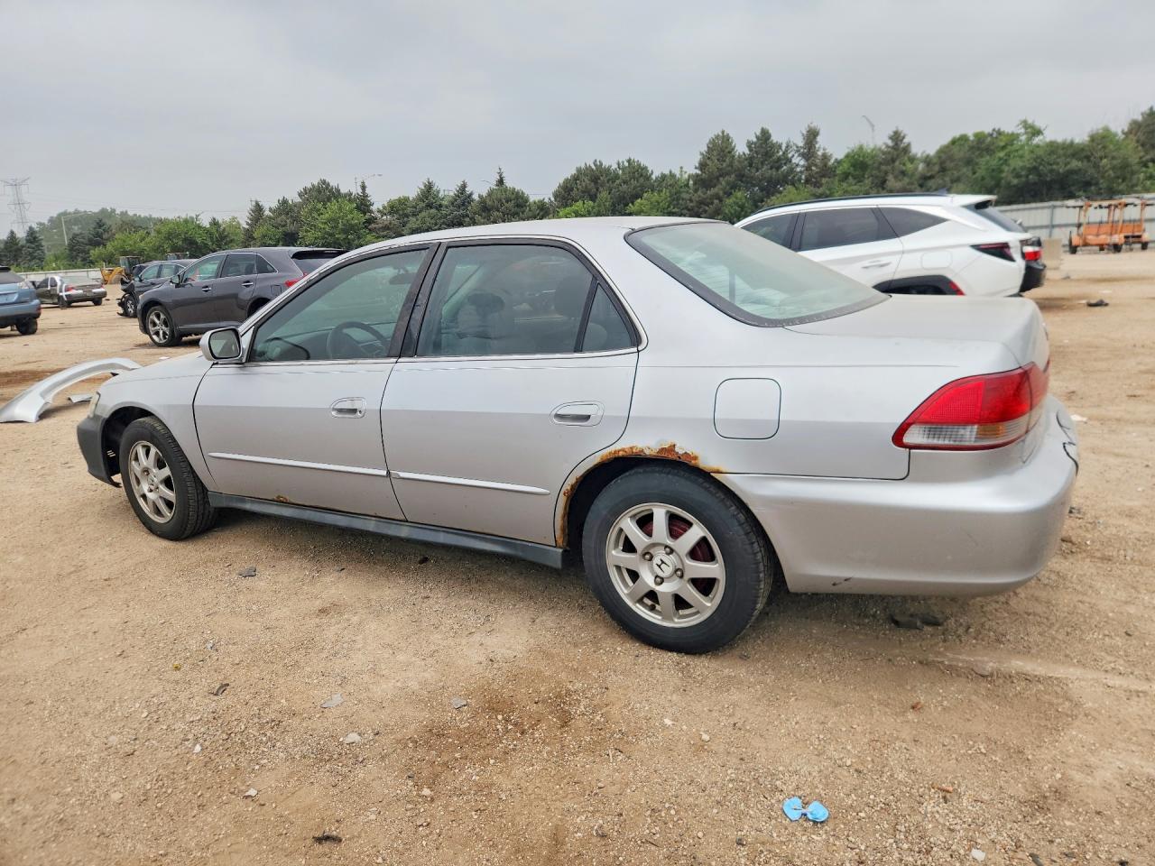 2002 Honda Accord Se Silver vin: 1HGCG56742A121624