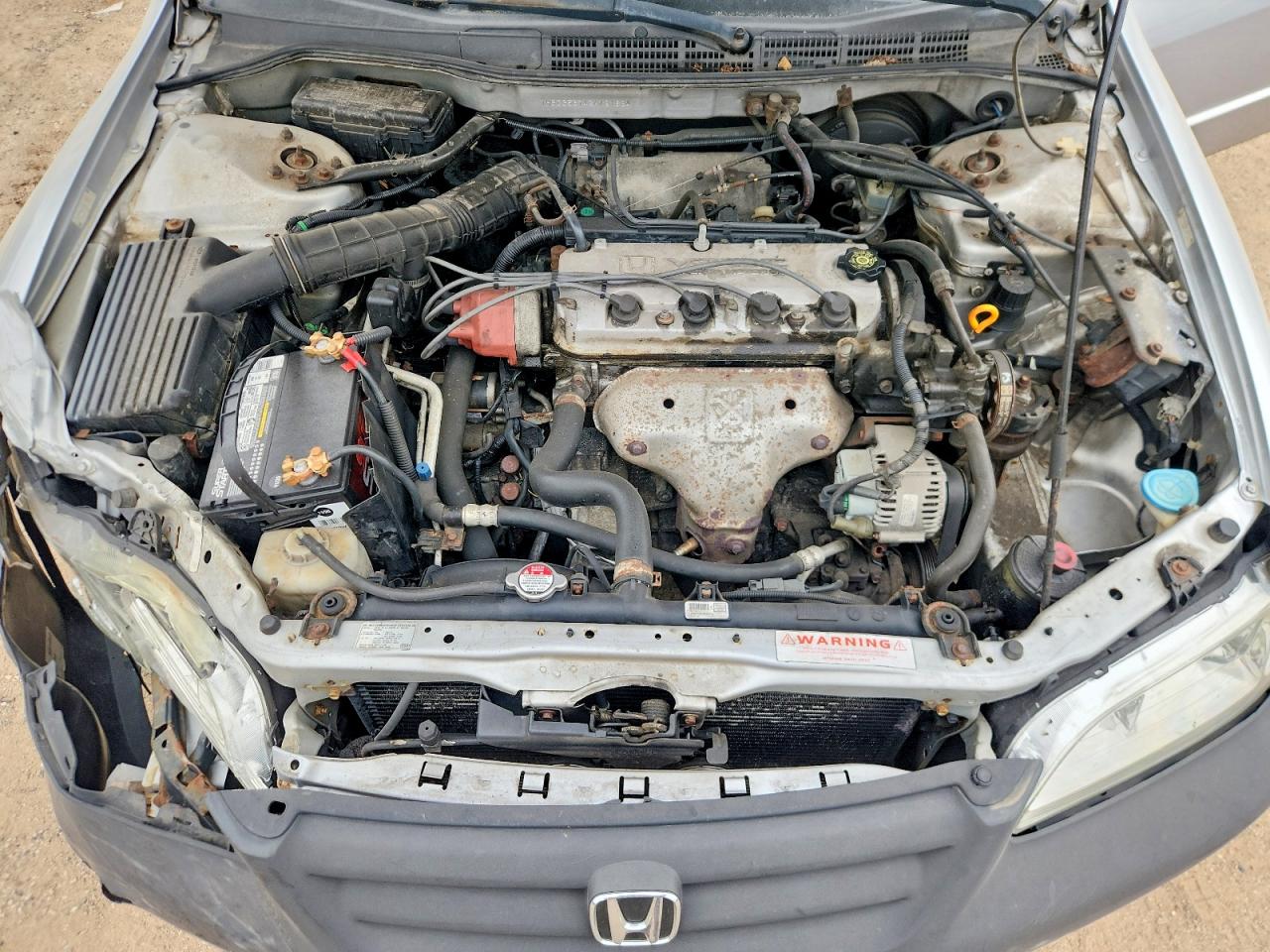 2002 Honda Accord Se Silver vin: 1HGCG56742A121624