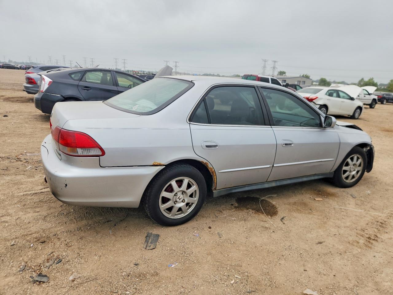 2002 Honda Accord Se Silver vin: 1HGCG56742A121624