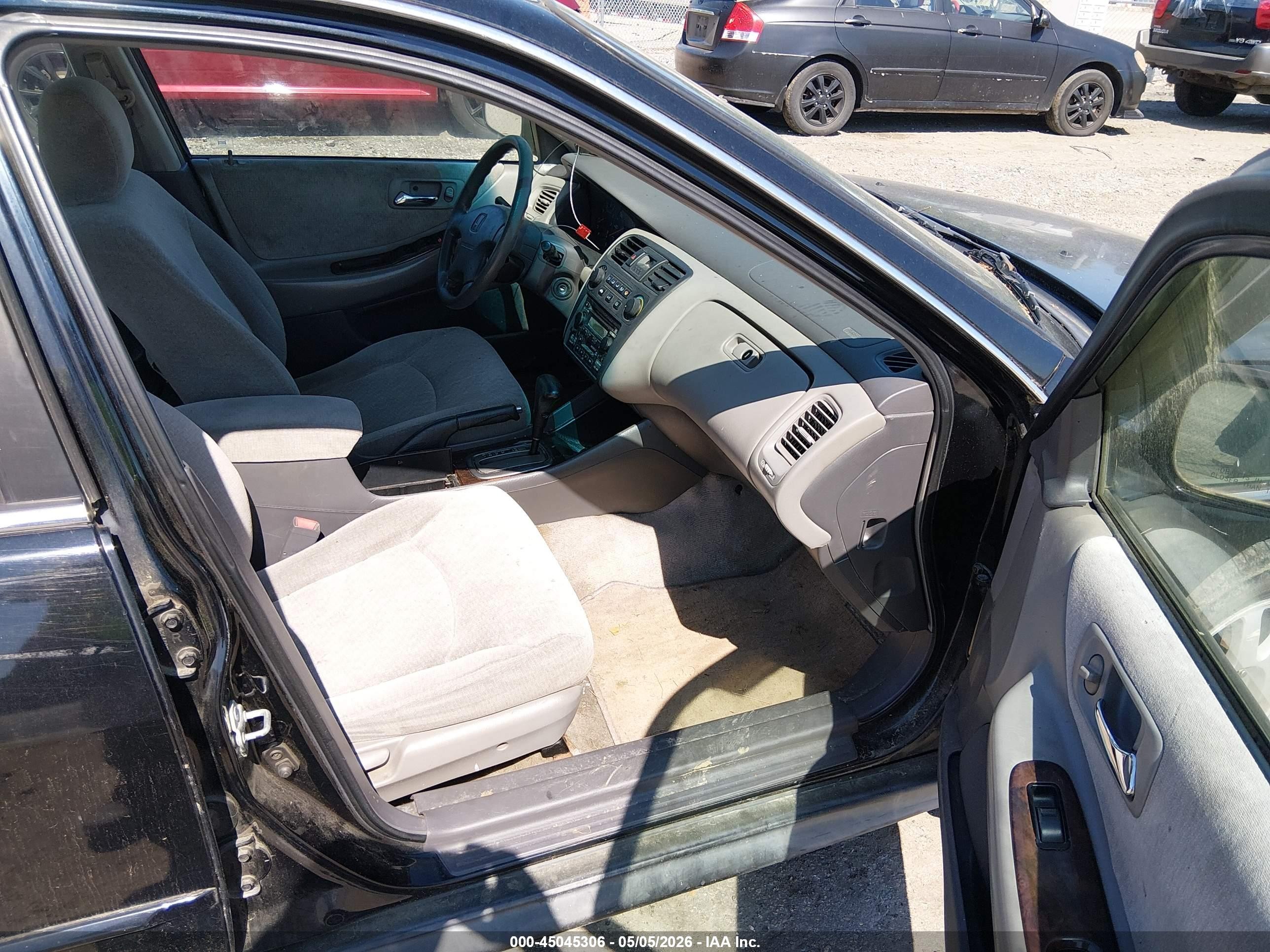 2002 Honda Accord 2.3 Se Черный vin: 1HGCG56742A131635