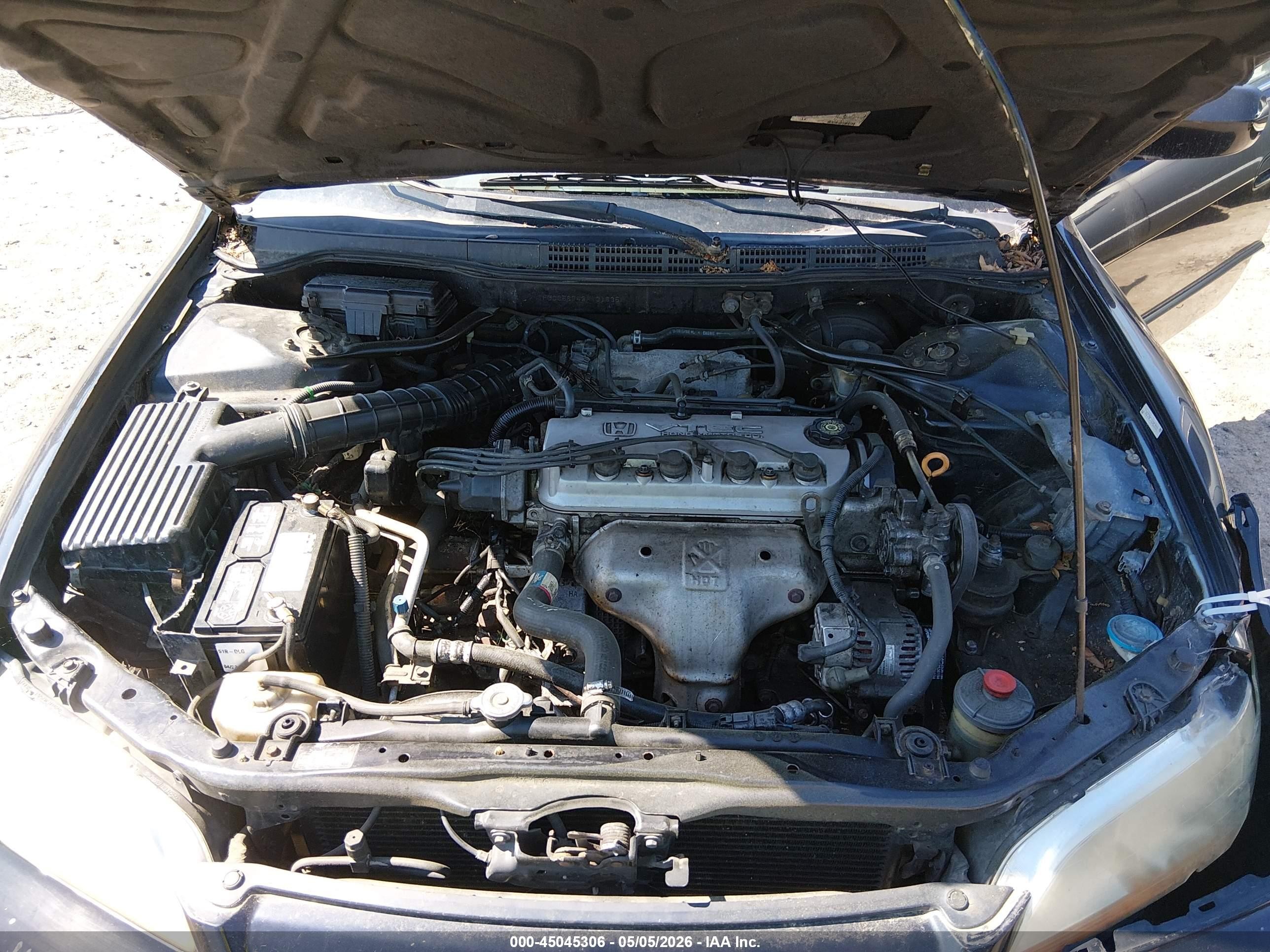 2002 Honda Accord 2.3 Se Черный vin: 1HGCG56742A131635